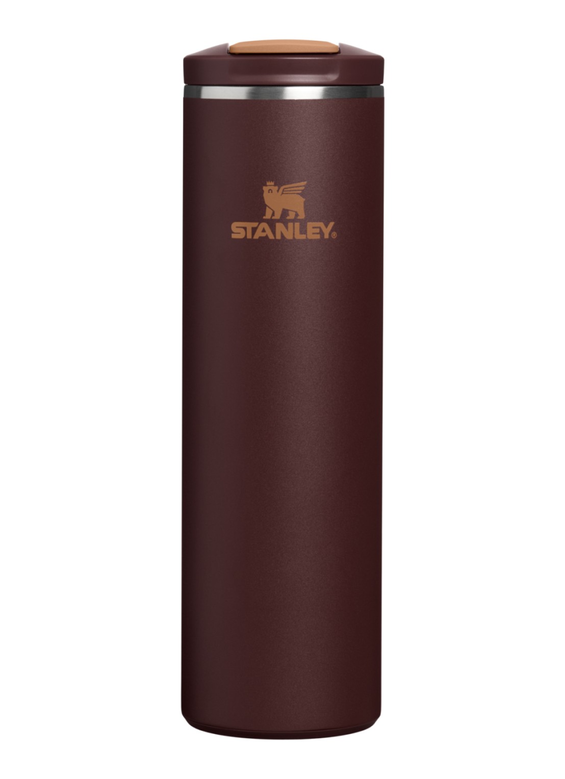 Stanley De Transit Fliptop thermosbeker 0,59 liter - voorkant 3 donkerbruin