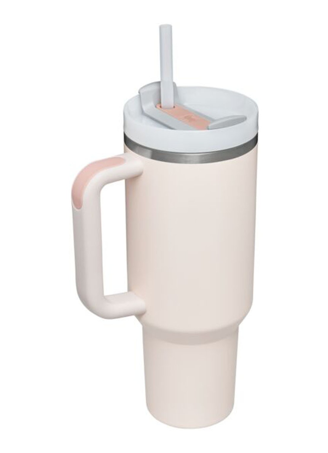 Stanley Quencher H2.0 Flowstate Tumbler thermosfles 1,2 liter  - voorkant 2 lichtroze
