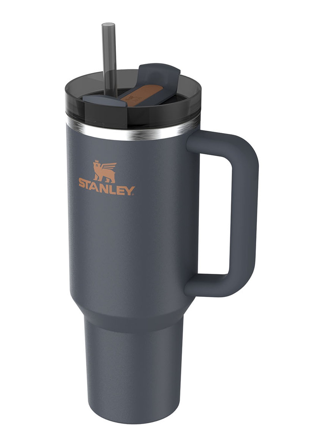Stanley Quencher H2.0 Flowstate Tumbler thermosfles 1,2 liter  - detail 2 blauwgrijs
