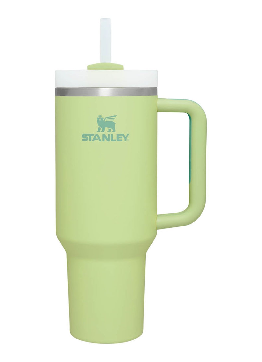 Stanley Quencher - H2.0 Flowstate™ thermosfles 1,18 liter - voorkant 5 citron - groen