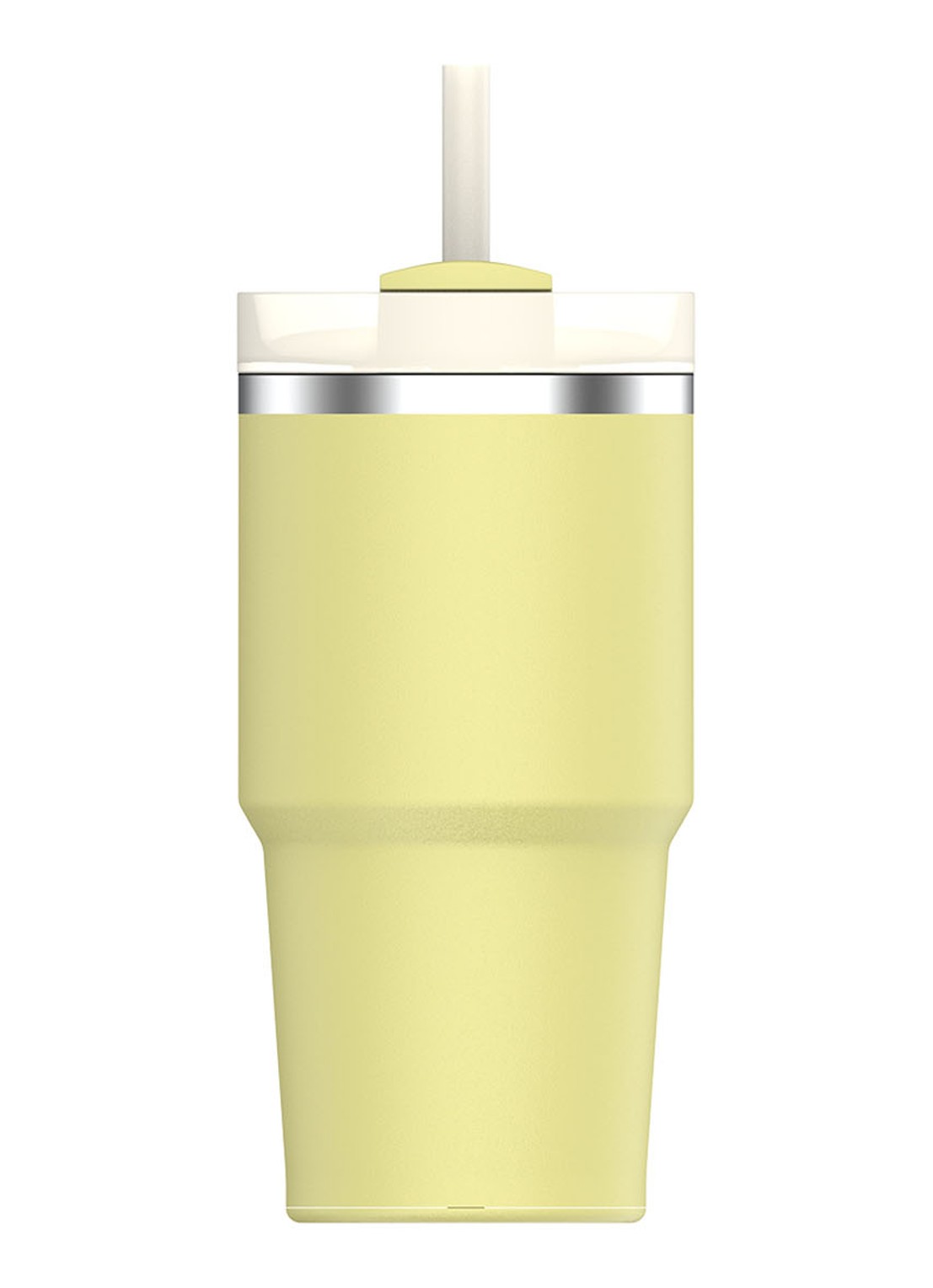 Stanley Quencher H2.O FlowState  thermofles 60 cl  - achterkant lichtgeel