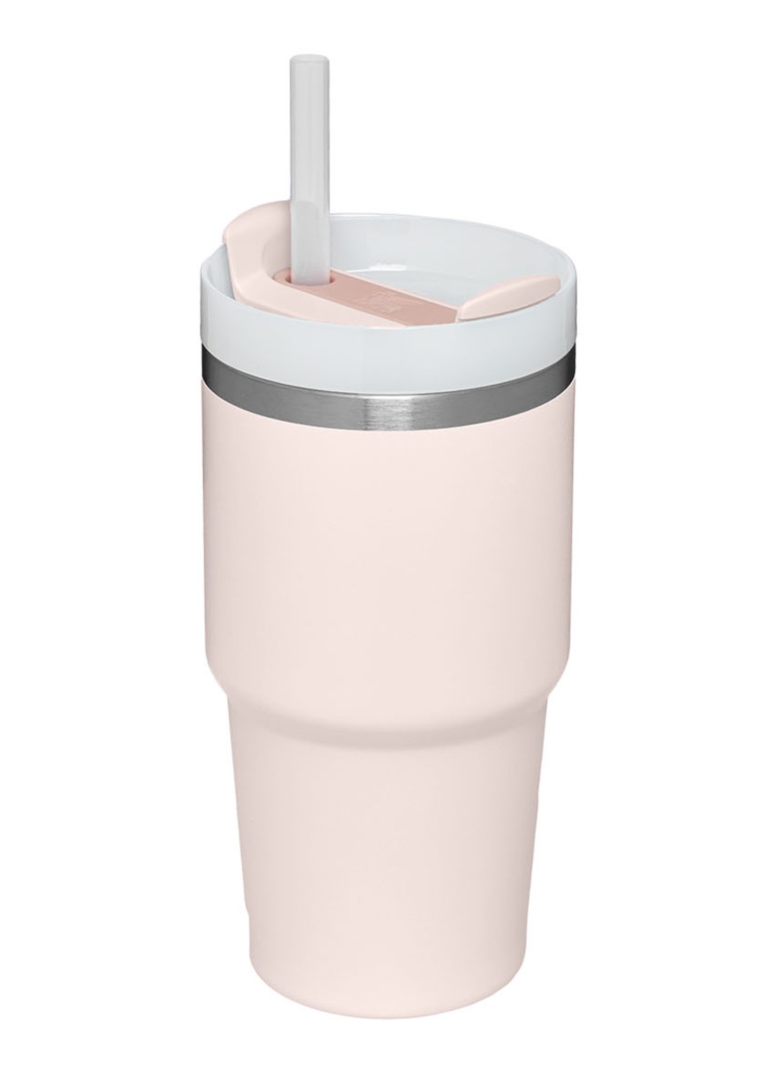 Stanley Quencher H2.O FlowState  thermofles 60 cl  - achterkant lichtroze