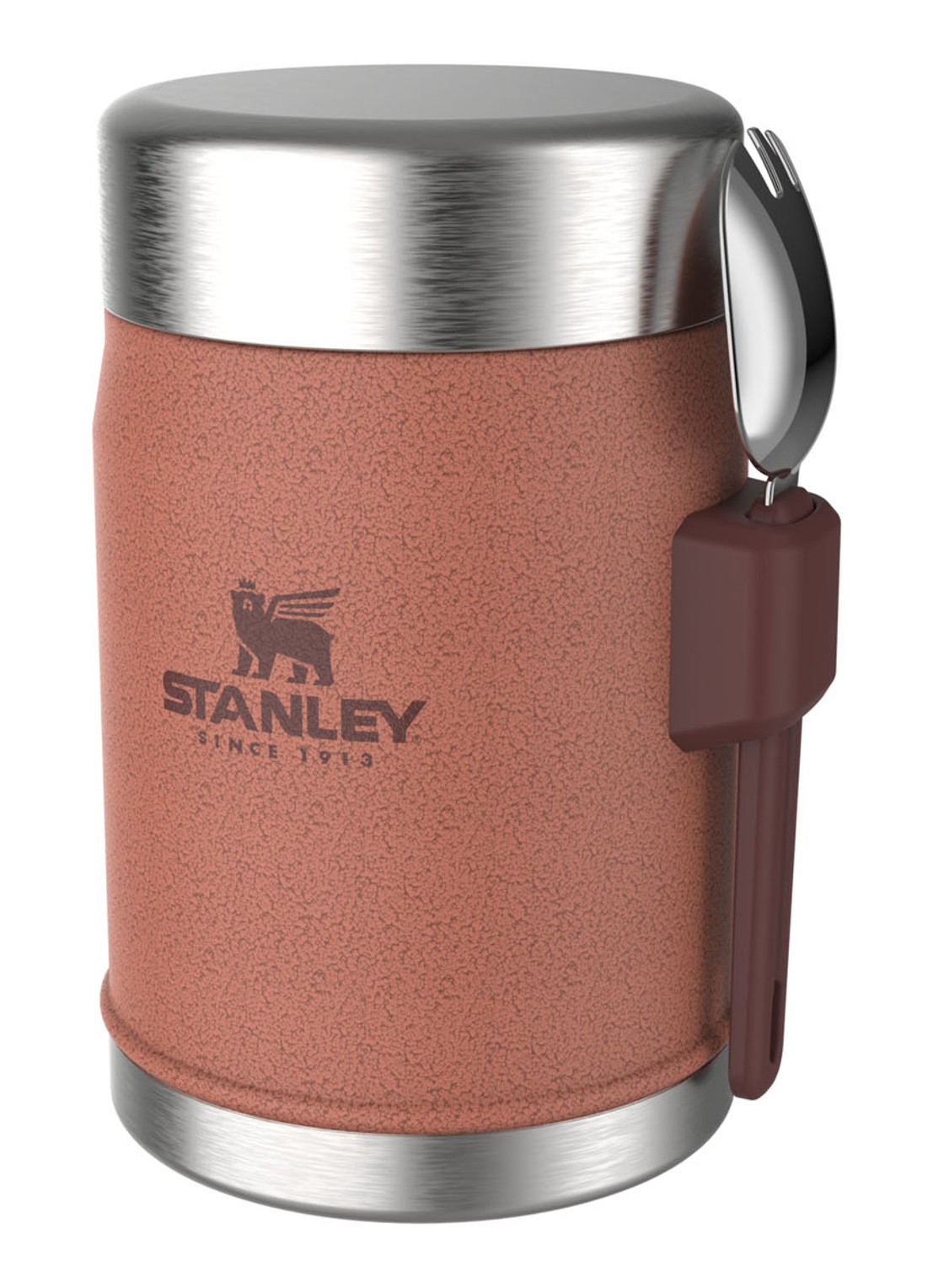 Stanley Stanley PMI The Legendary Food Jar + Spork lunchbox 40 cl - voorkant 2 roodbruin