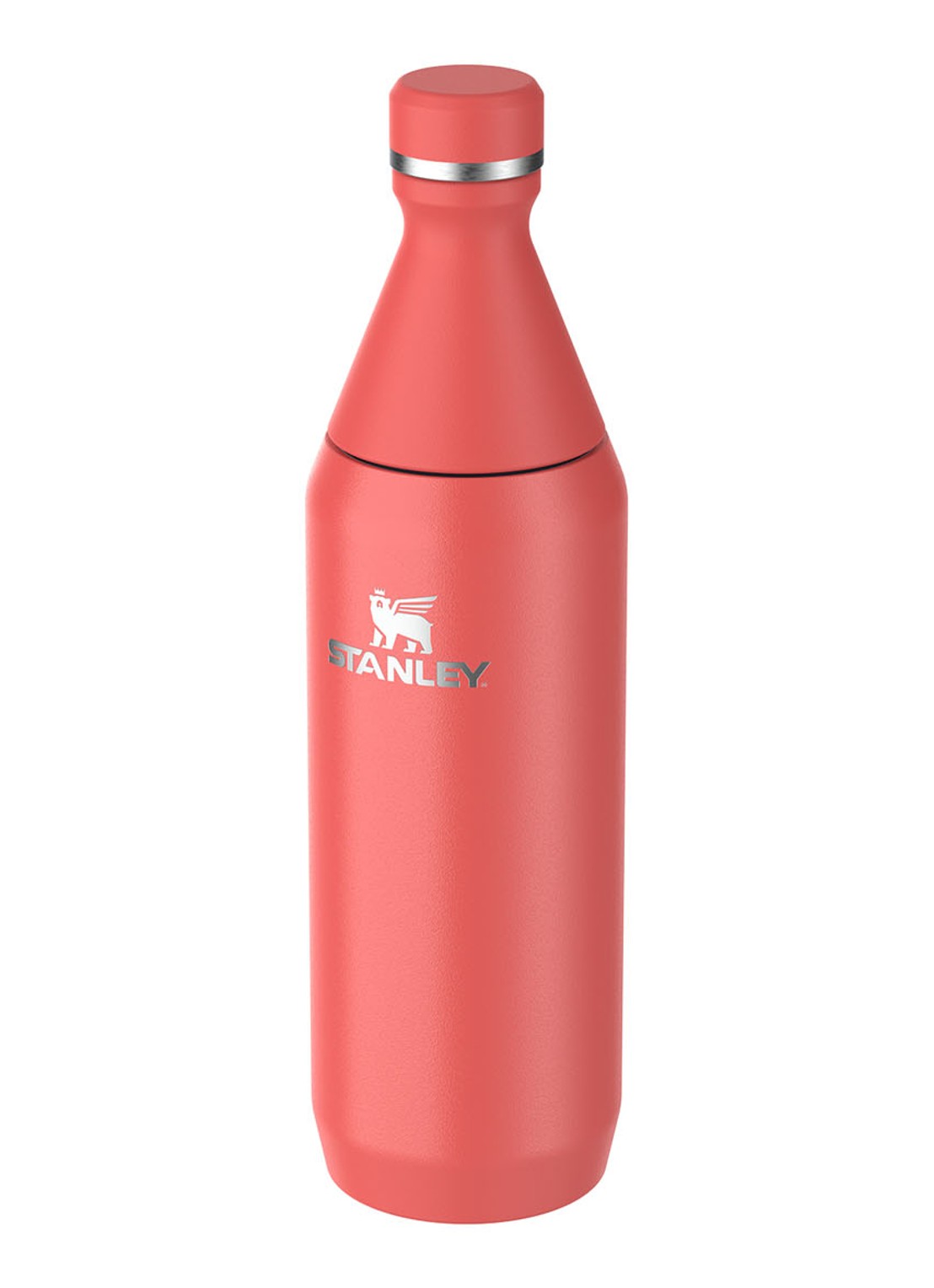 Stanley The All Day Slim waterfles 0,6 liter - voorkant 3 koraal