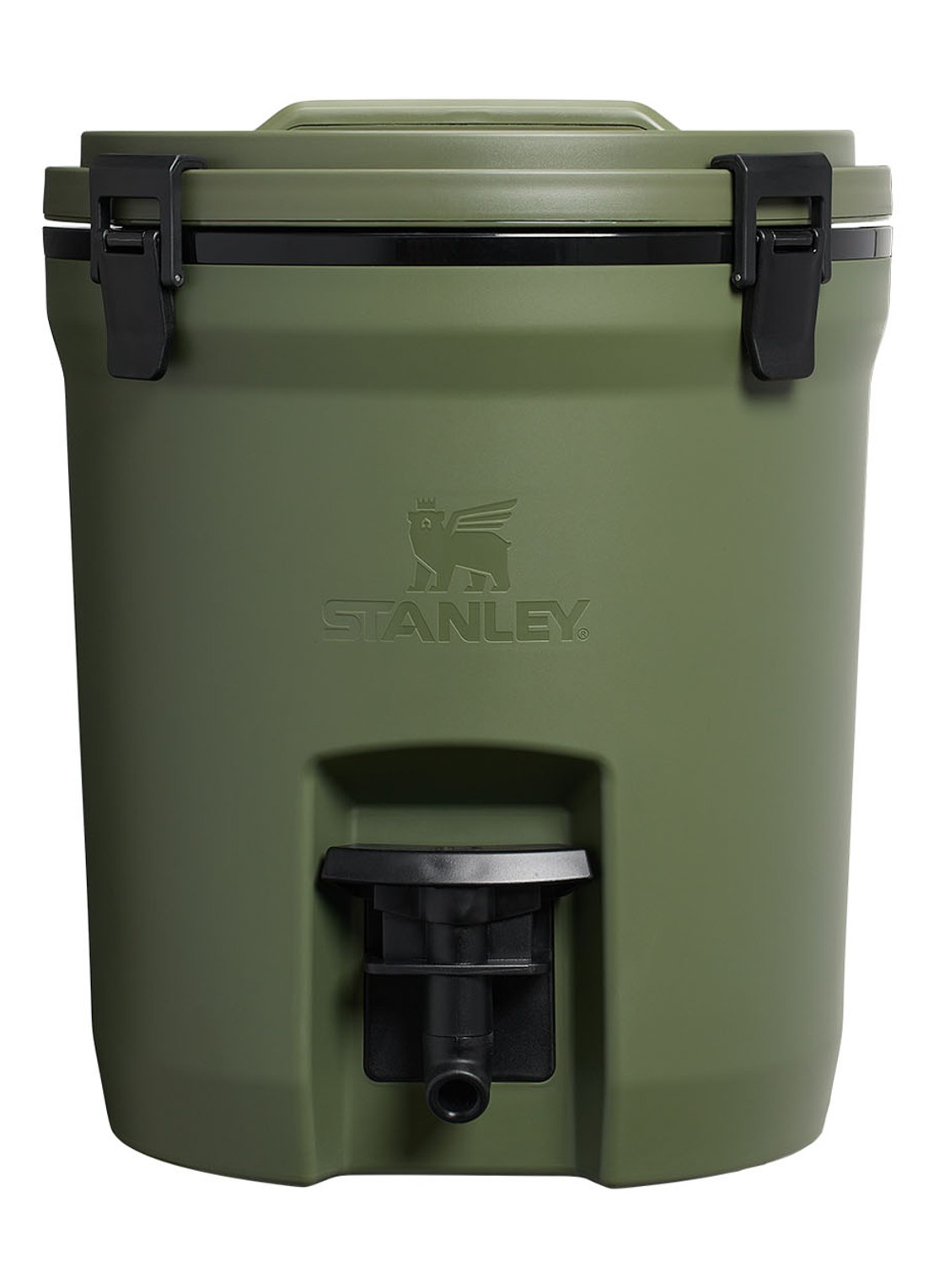 Stanley The Fast-Flow waterkan 7,5 liter - voorkant 3 flessengroen