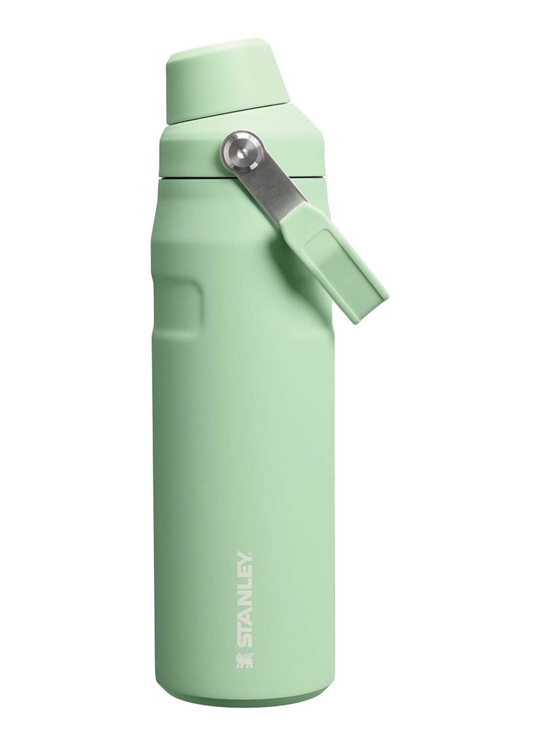 Stanley The Ice Flow Fast Flow waterfles 0,7 liter - voorkant 2 lichtgroen