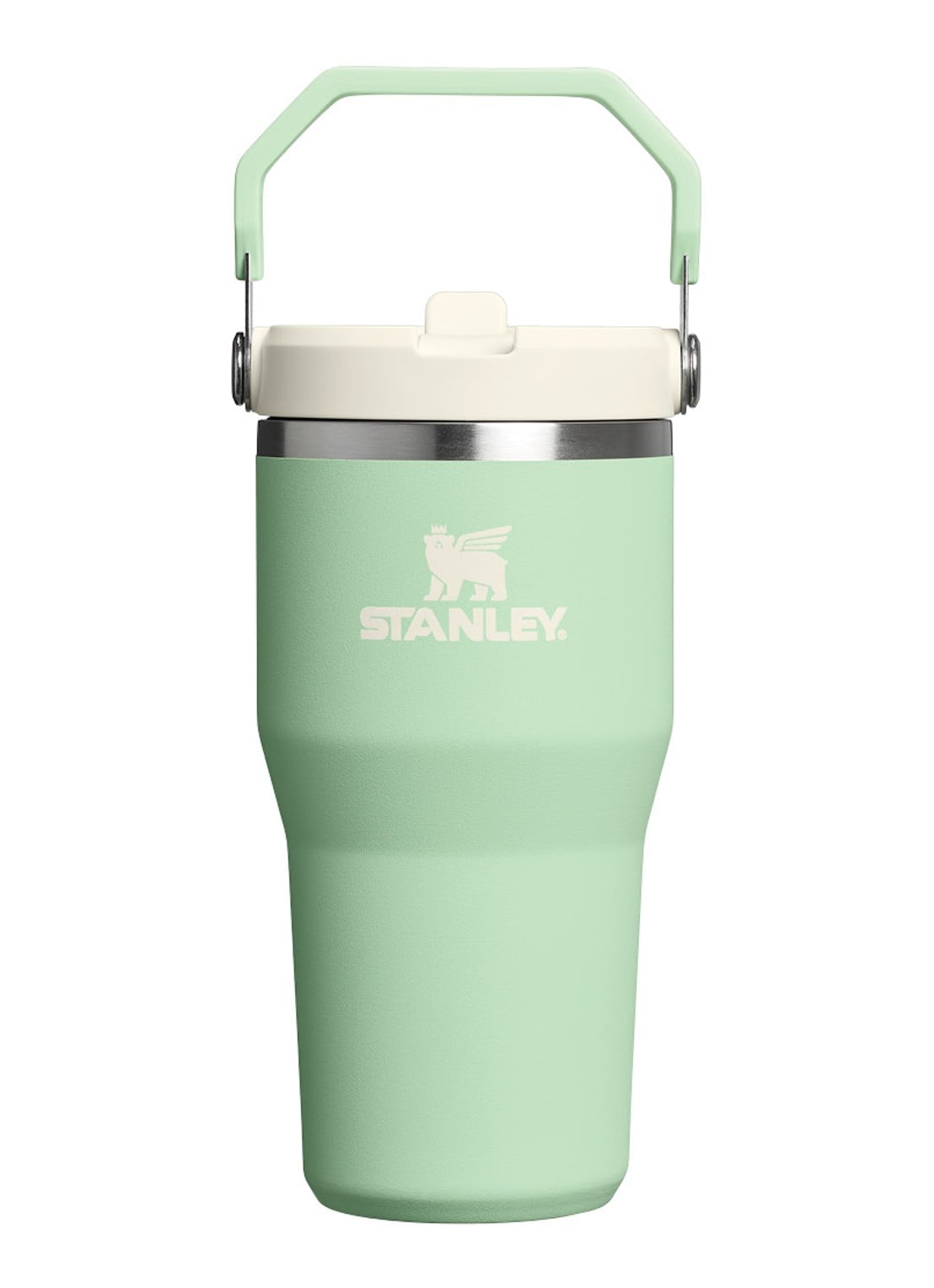 Stanley The IceFlow™ Flip Straw waterfles 0,6 liter - voorkant 2 lichtgroen