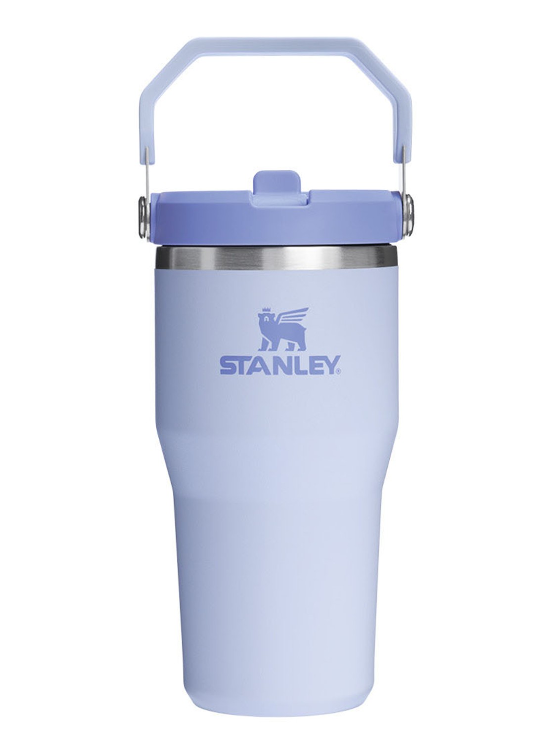 Stanley The IceFlow™ Flip Straw waterfles 0,6 liter - voorkant lichtblauw