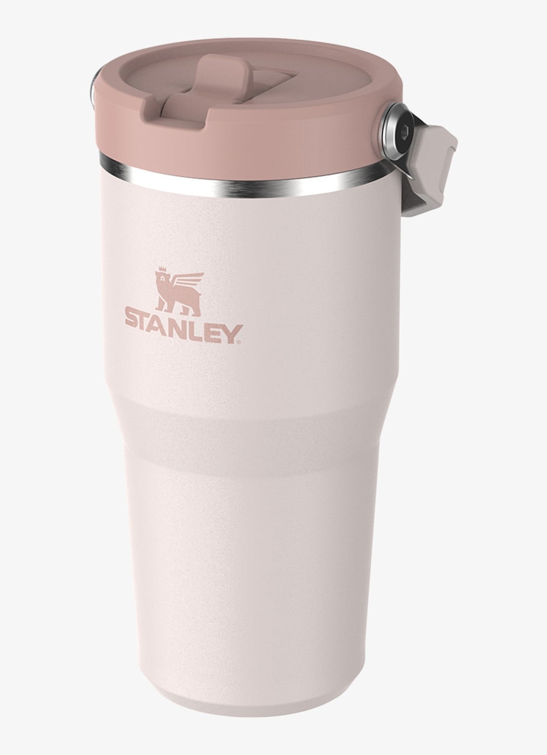 Stanley The IceFlow™ Flip Straw waterfles 60 cl  - voorkant 3 rose quartz / roze
