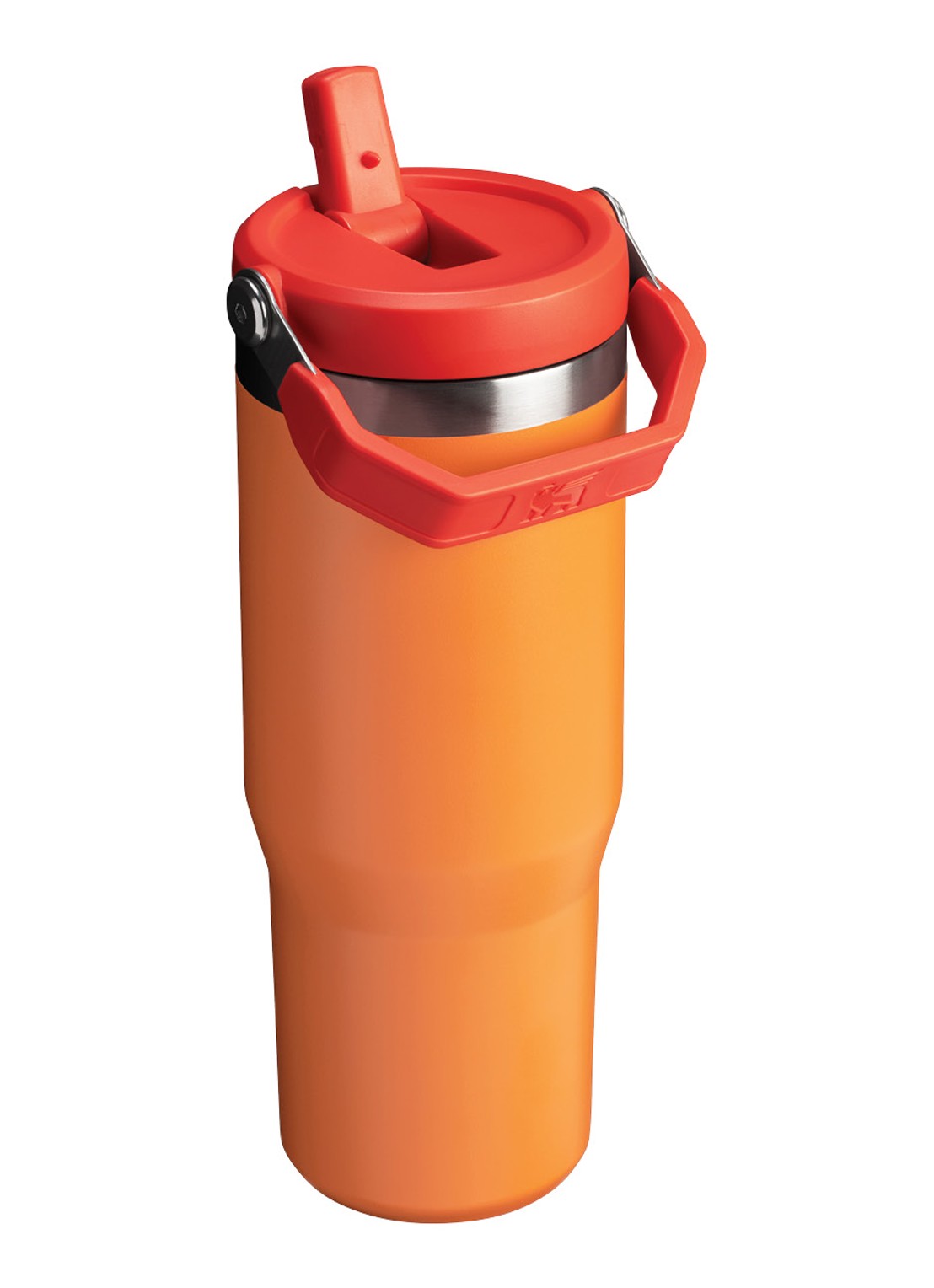 Stanley The IceFlow™ Flip Straw Tumbler thermosfles 0,89 liter - achterkant 3 oranje