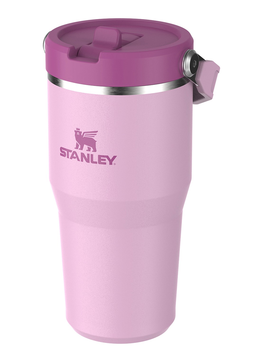 Stanley The IceFlow™ Flip Straw waterfles 60 cl  - voorkant 2 cherry blossom / roze