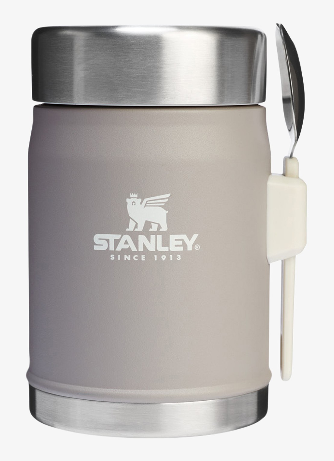 Stanley The Legendary Food Jar + Spork lunchbox 40 cl - voorkant ash 2.0 / grijs