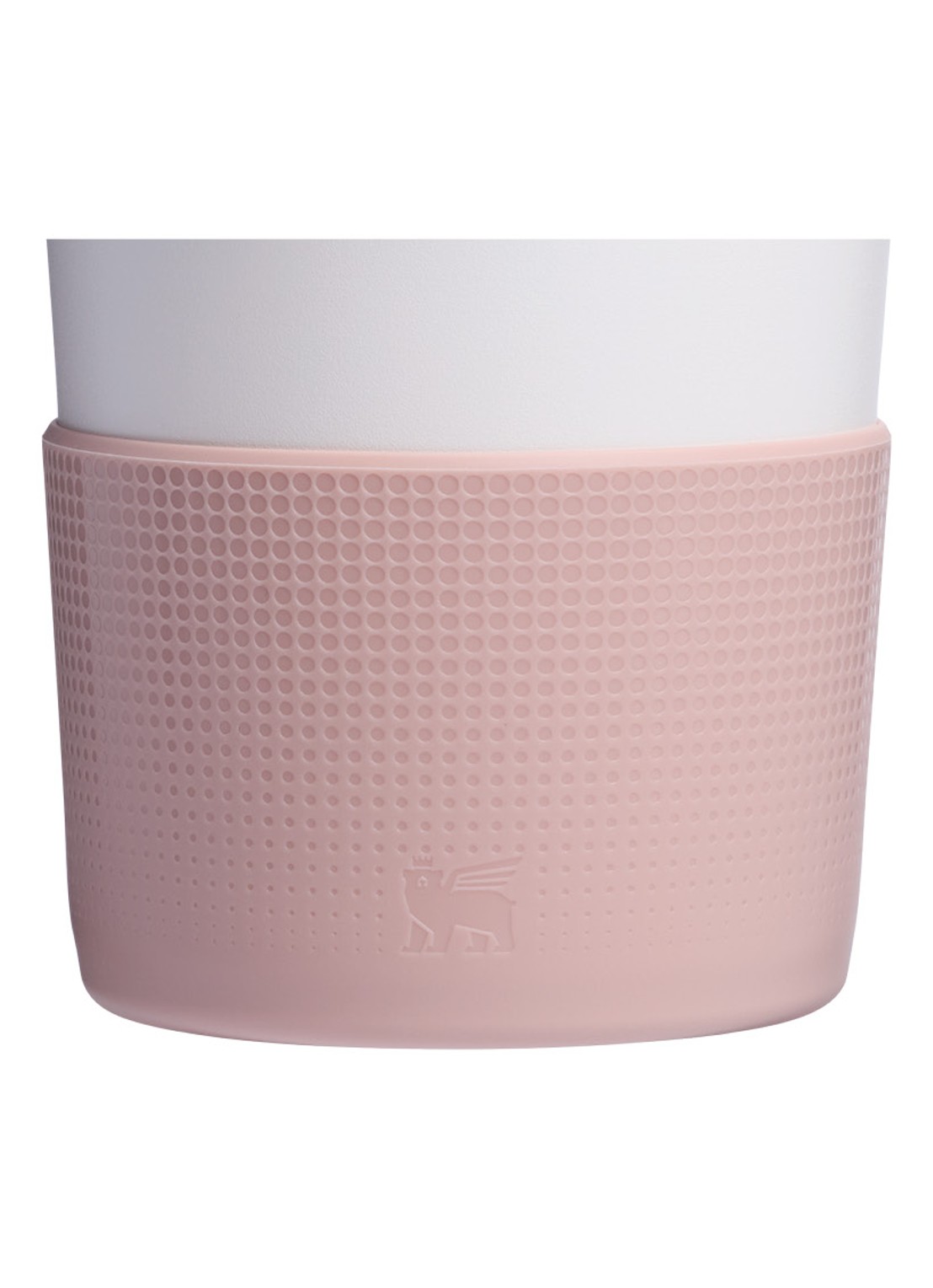Stanley The Quencher® bekerhoes en rietjes dop 3-delig - voorkant 3 zalmroze
