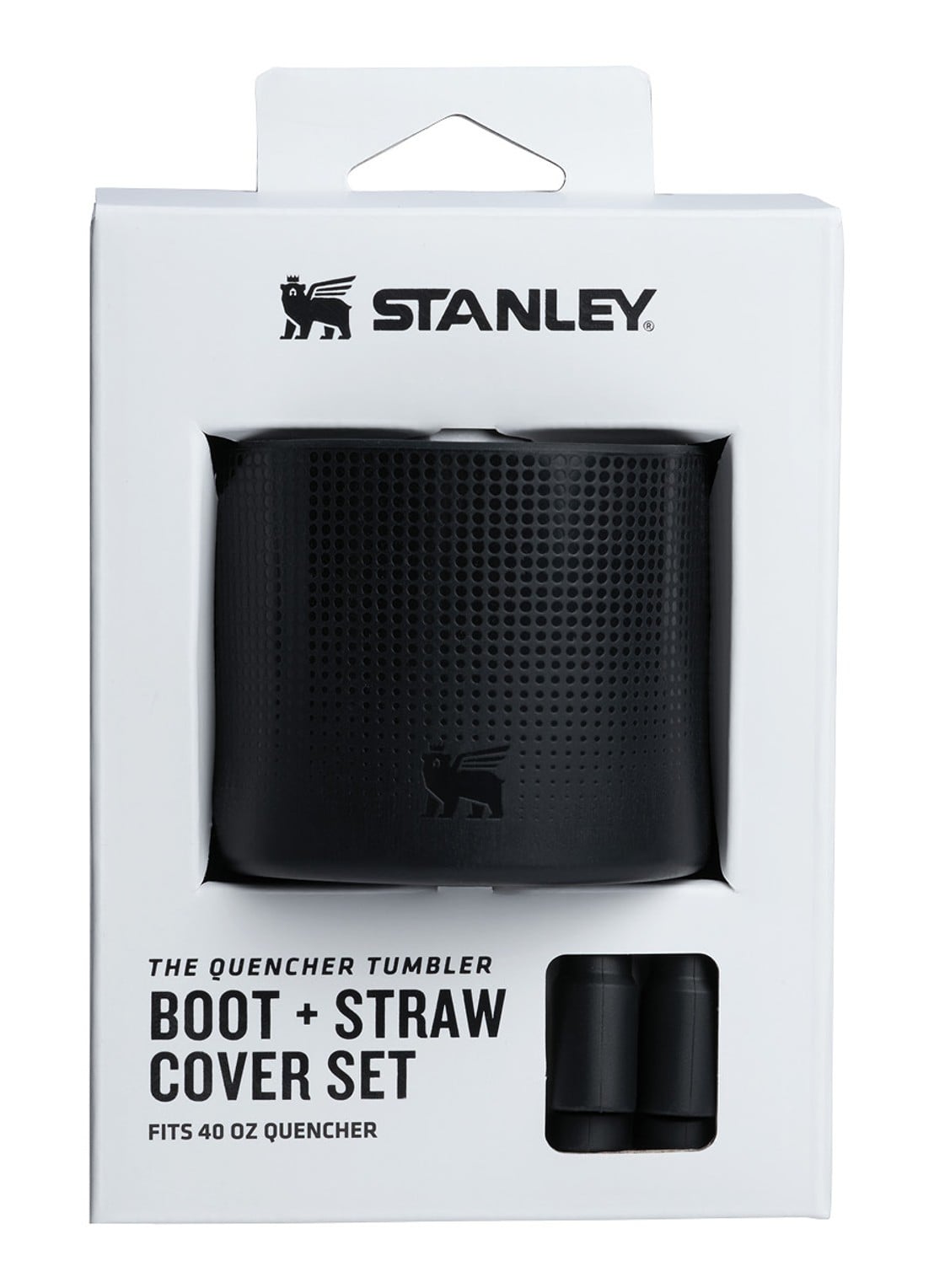 Stanley The Quencher® bekerhoes en rietjes dop 3-delig - detail 3 zwart