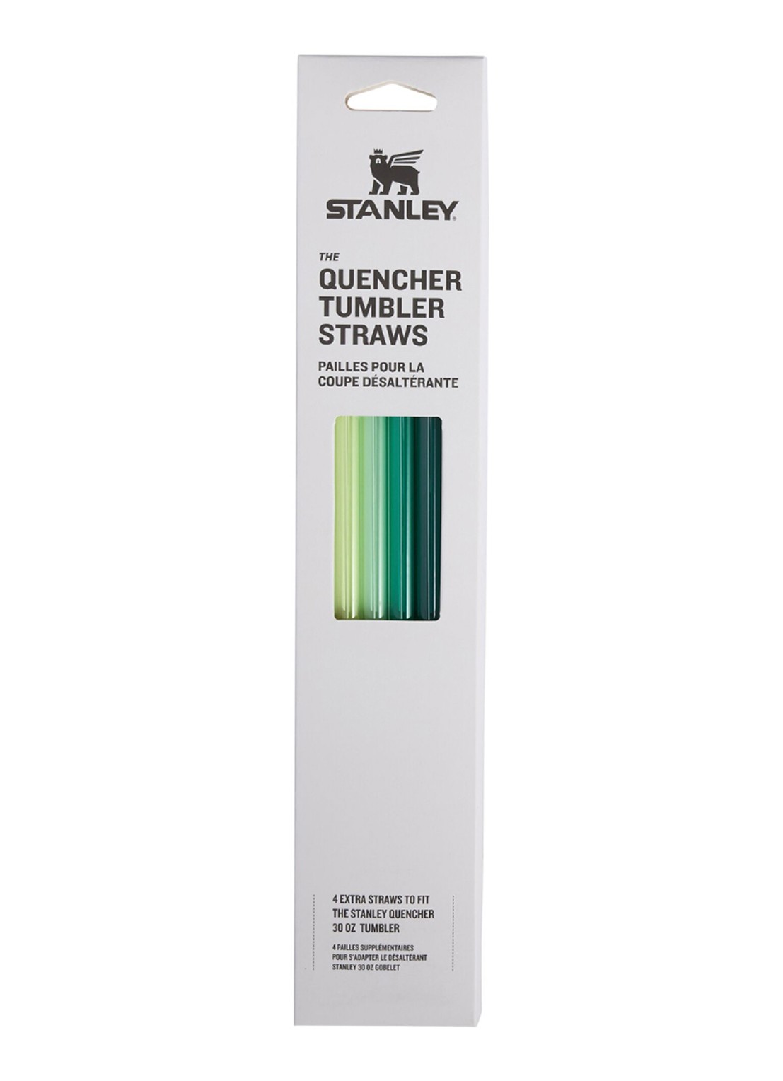 Stanley The Quencher® H2.0 FlowState™ Tumbler rietje set van 4 - voorkant groen