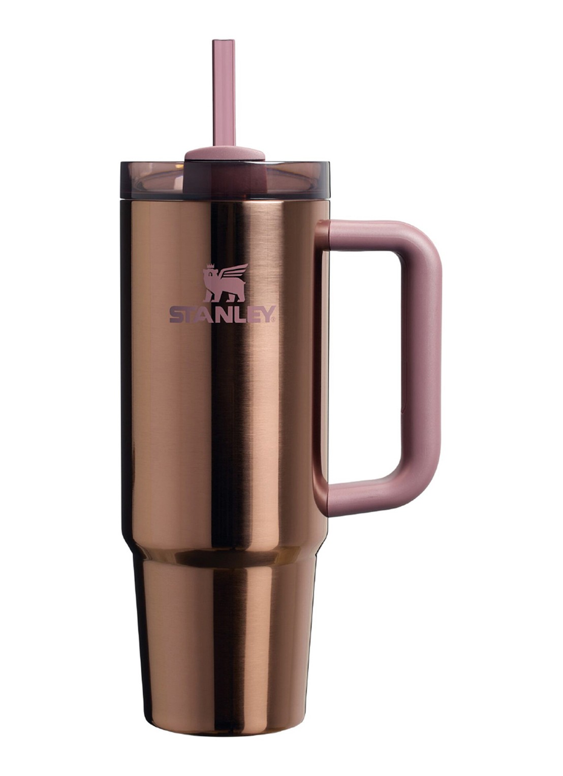 Stanley The Quencher® H2.O FlowState™ thermosfles 0,89 liter - voorkant 3 zalmroze