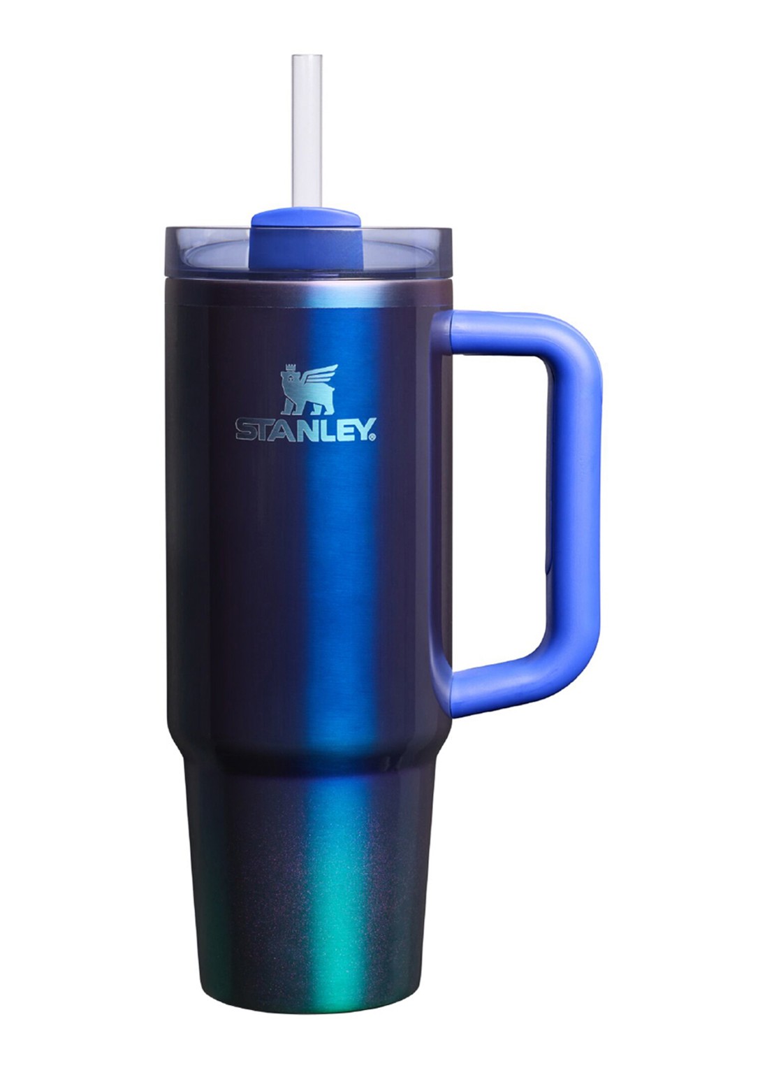 Stanley The Quencher® H2.O FlowState™ thermosfles 0,89 liter - voorkant 3 donkerblauw