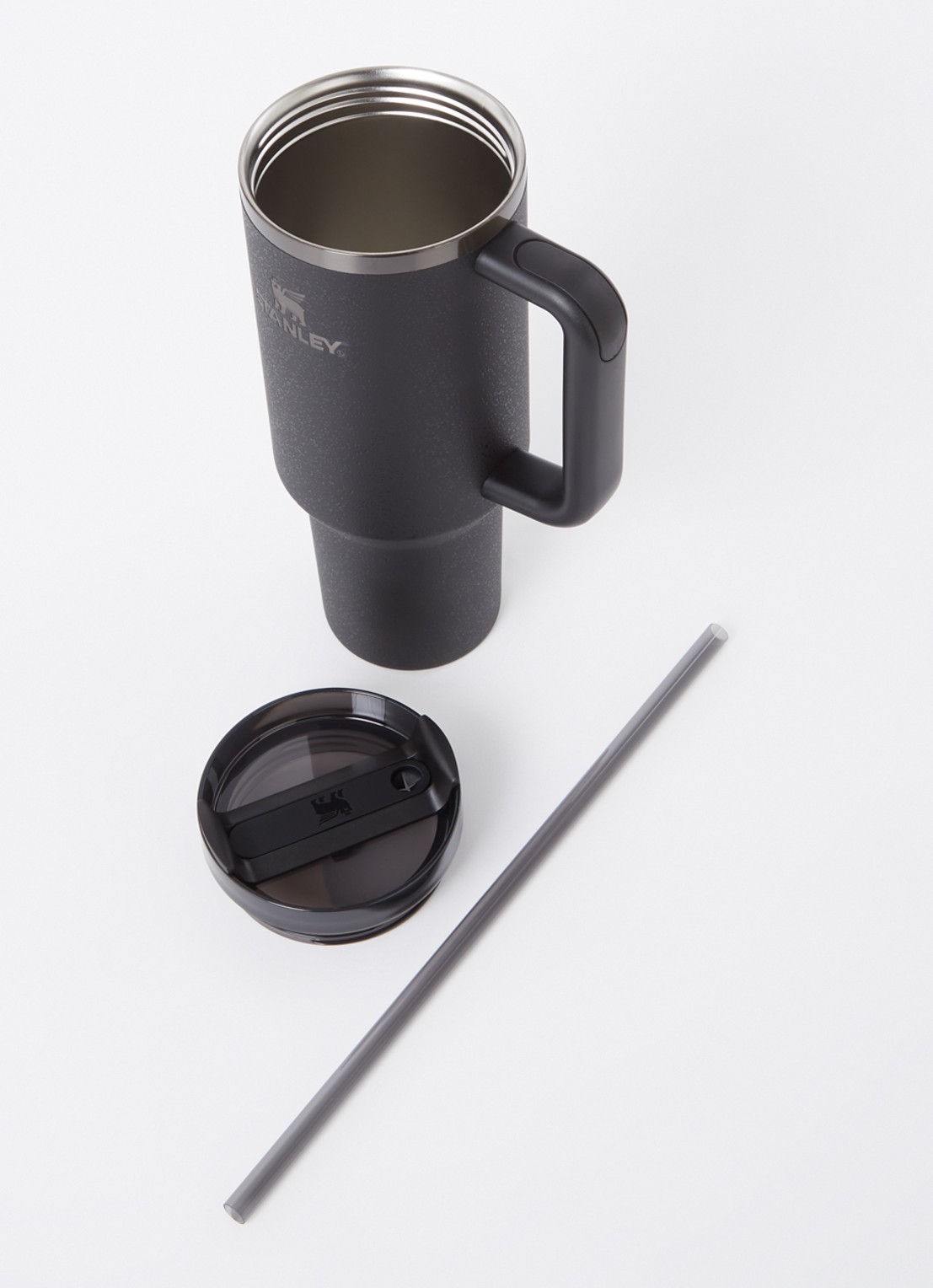 Stanley The Quencher H2.O FlowState™ Tumbler thermofles 1,18 liter - voorkant 2 zwart