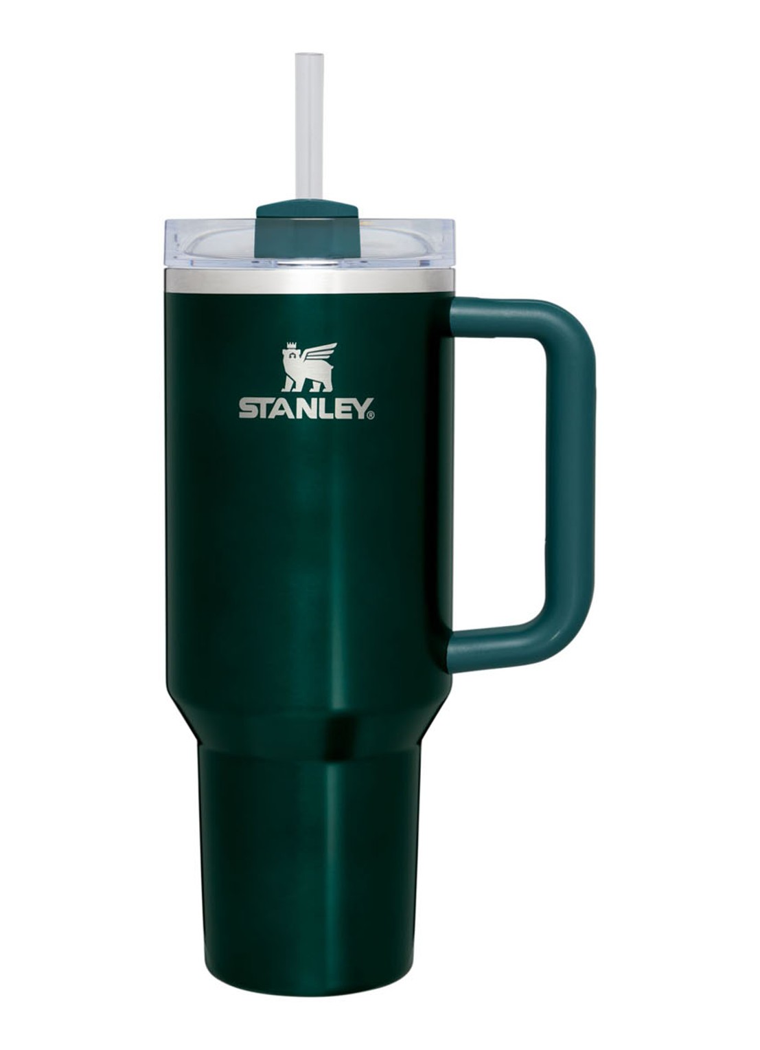 Stanley The Quencher H2.O FlowState™ Tumbler thermofles 1,18 liter - voorkant donkergroen