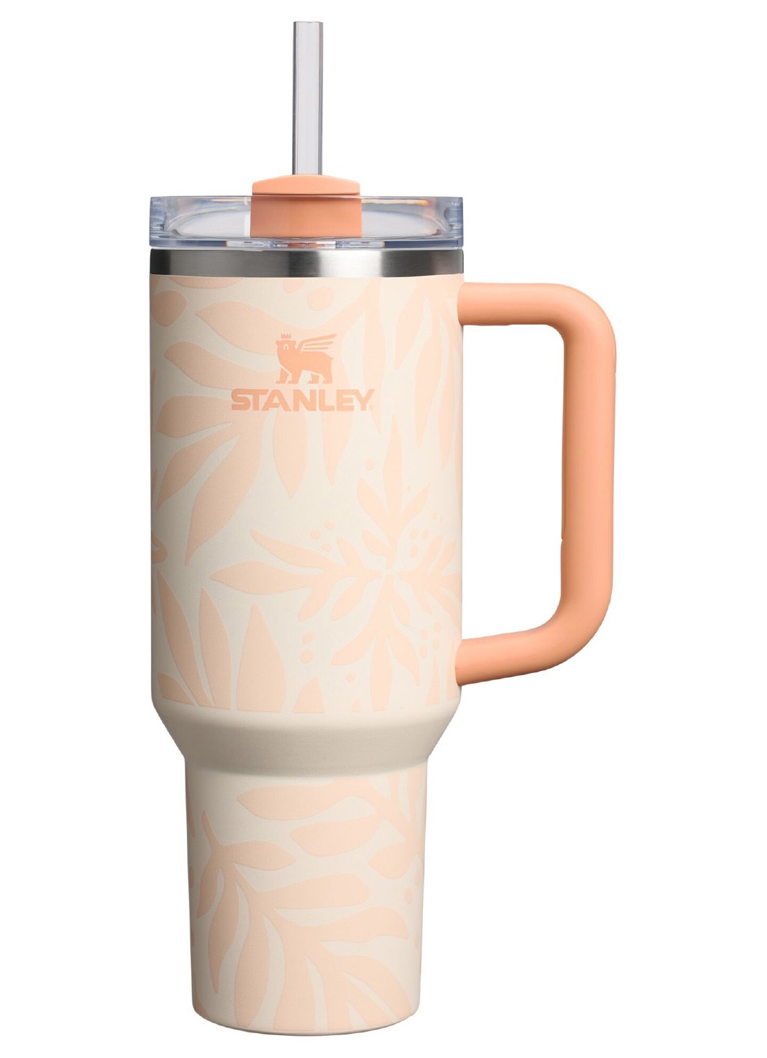 Stanley The Quencher H2.O FlowState™ Tumbler thermofles 1,18 liter - voorkant grijsmele