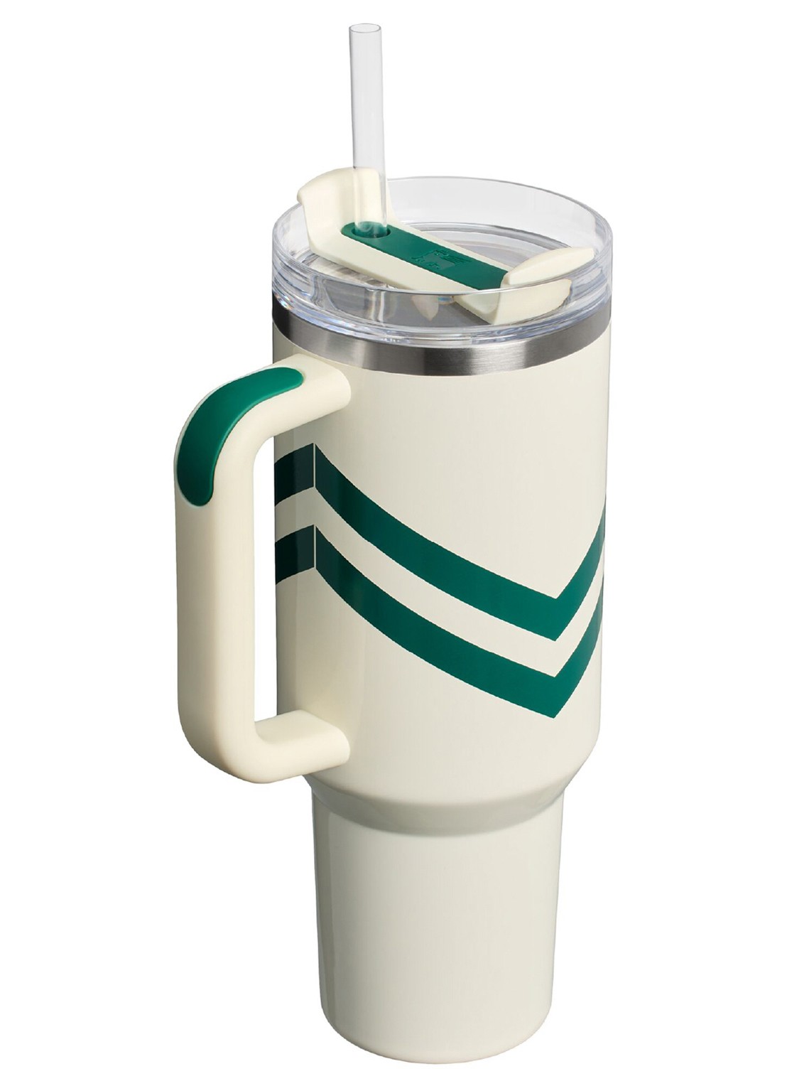 Stanley The Quencher H2.O FlowState™ Tumbler thermofles 1,18 liter - voorkant 3 gebroken wit