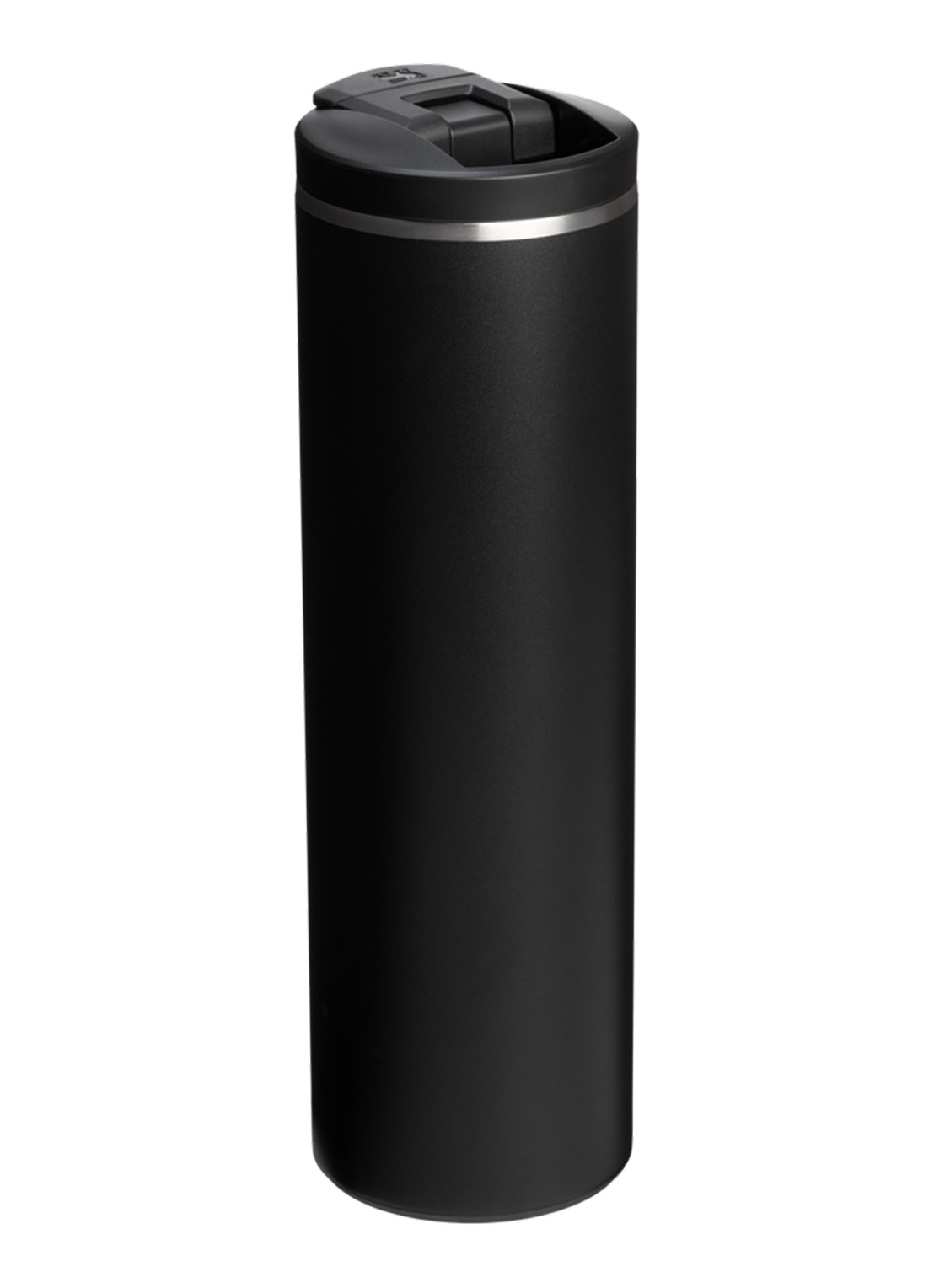 Stanley The Transit Fliptop thermosbeker 0,6 liter - achterkant zwart