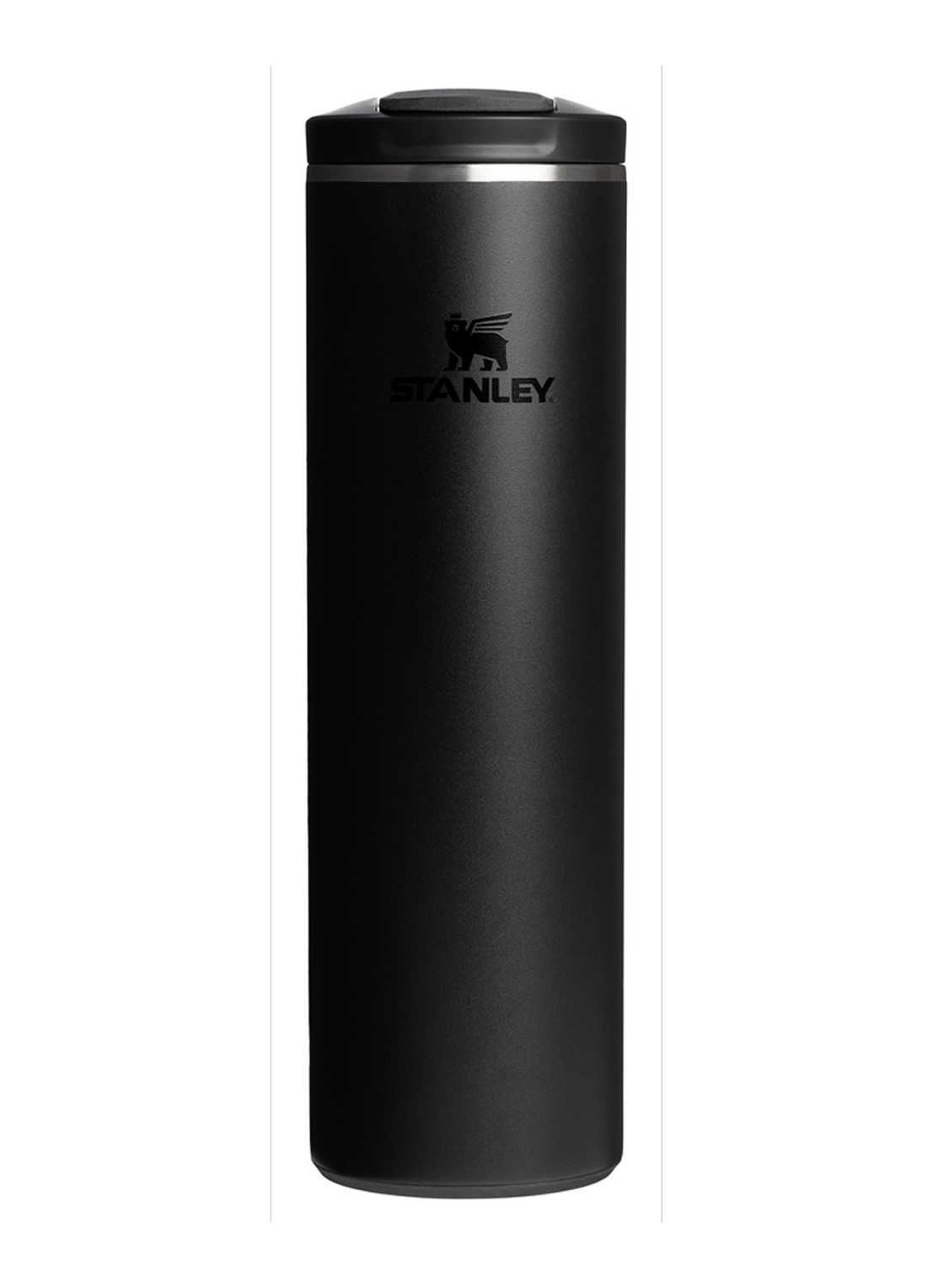 Stanley The Transit Fliptop thermosbeker 0,6 liter - voorkant 2 zwart