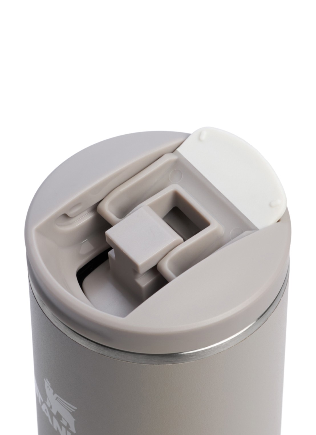 Stanley The Transit Fliptop thermosbeker 0,6 liter - detail grijs