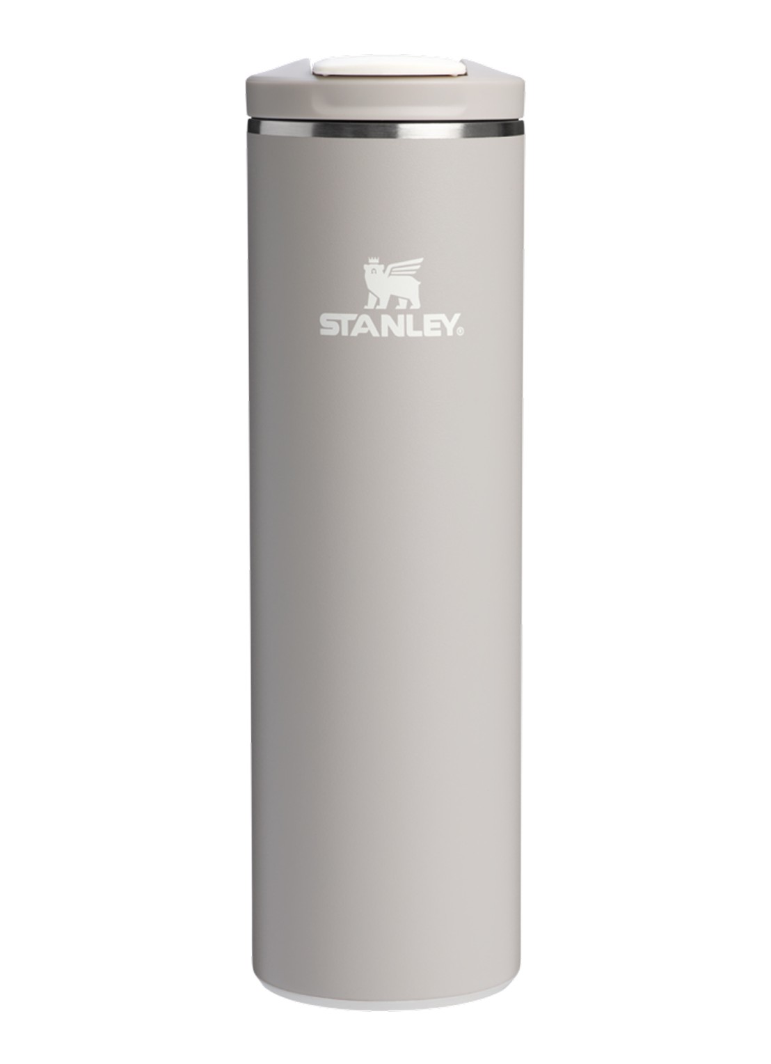 Stanley The Transit Fliptop thermosbeker 0,6 liter - voorkant 3 grijs