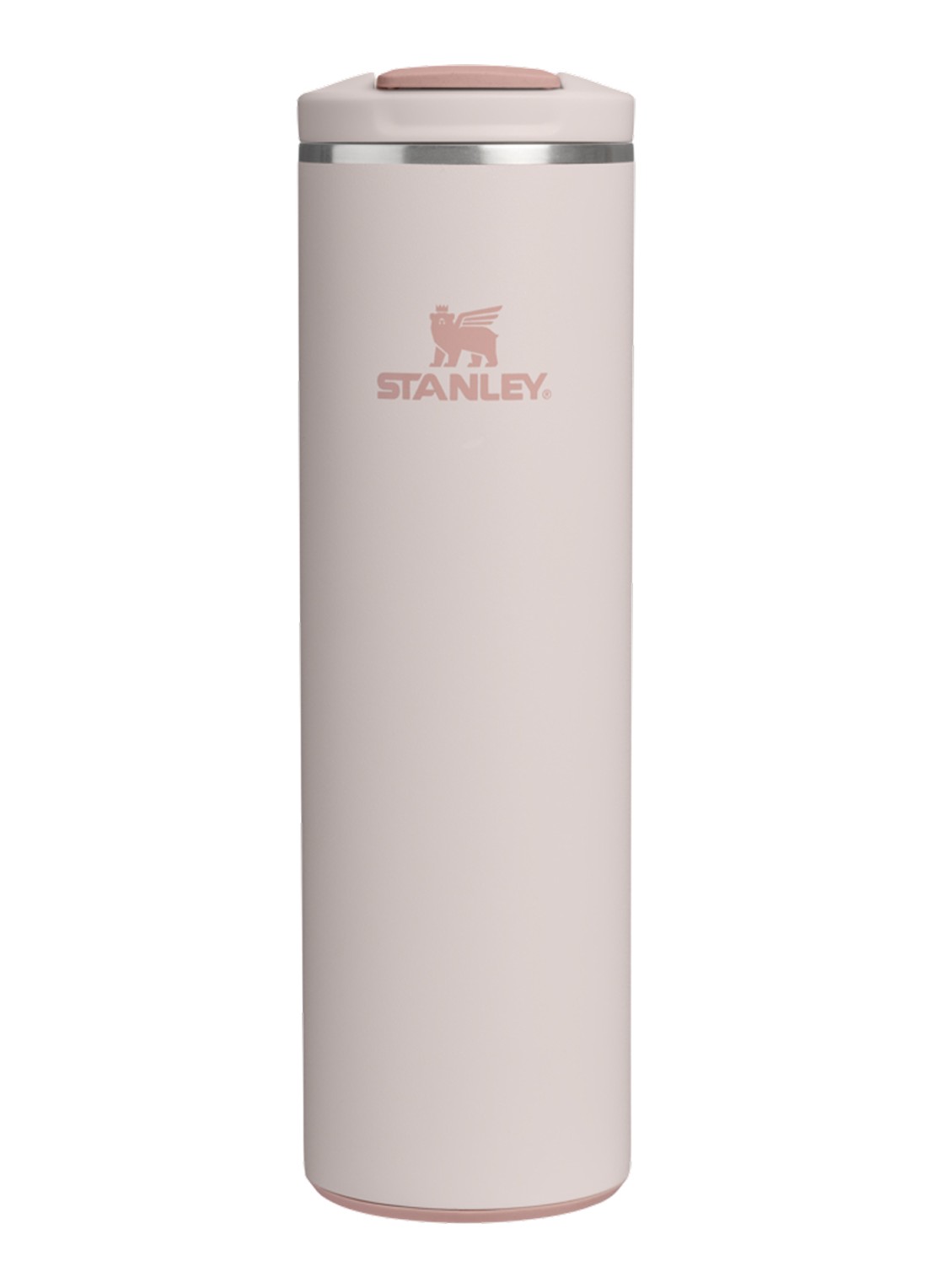 Stanley The Transit Fliptop thermosbeker 0,6 liter - voorkant lichtroze