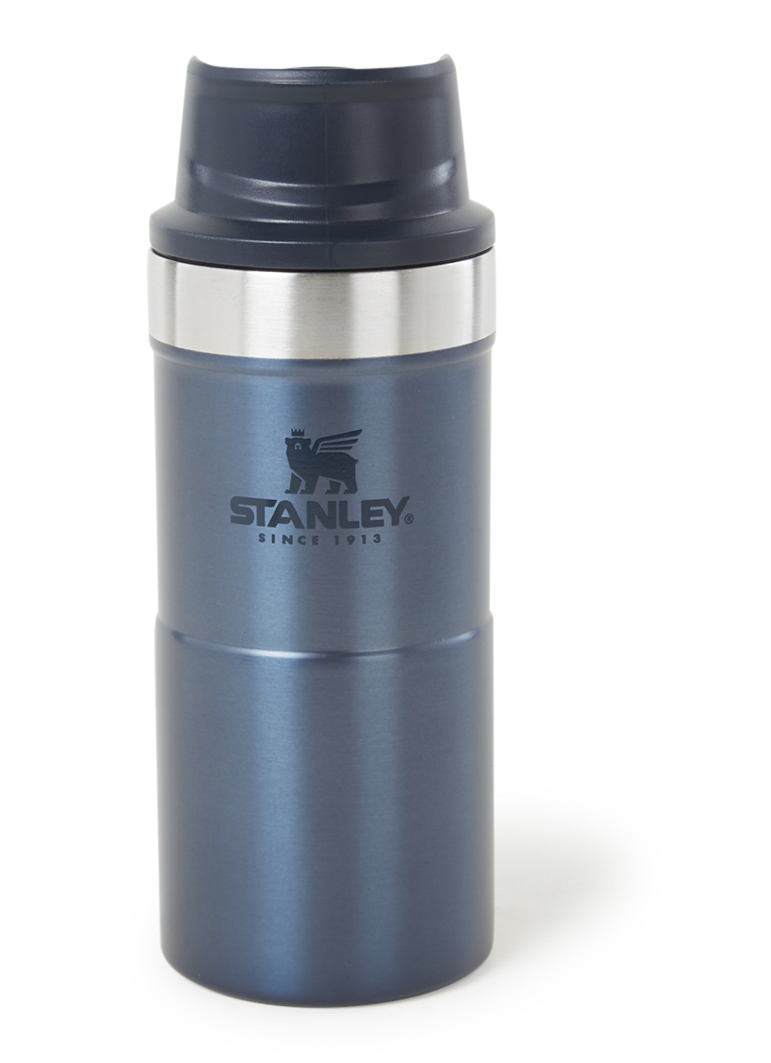 Stanley The Trigger-Action Travel thermosbeker 35 cl - voorkant blauw