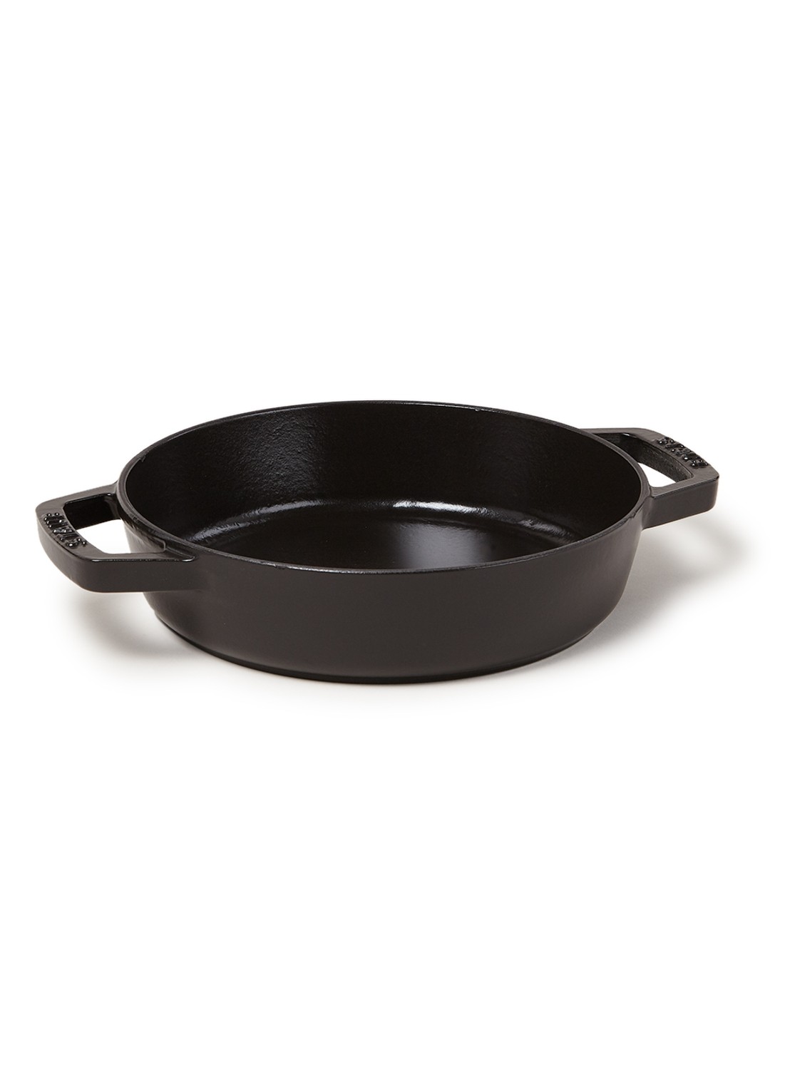 Staub Braadpan Ø20 cm - voorkant zwart