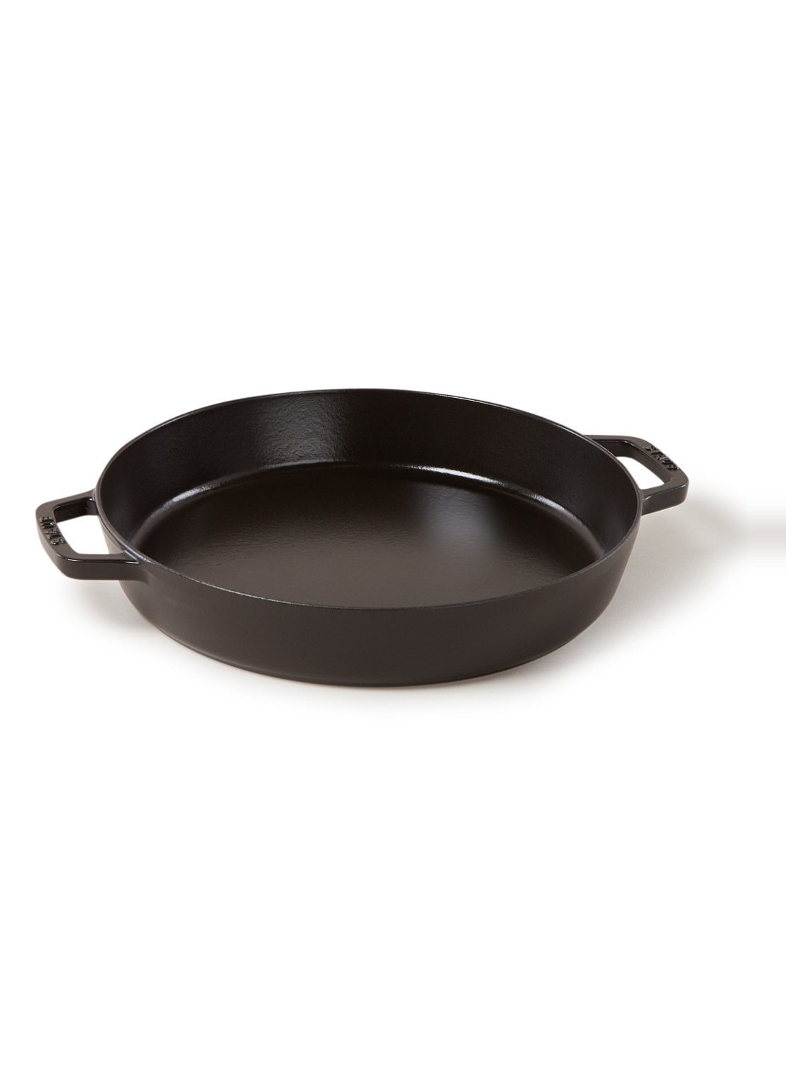 Staub Braadpan 34 cm - voorkant zwart