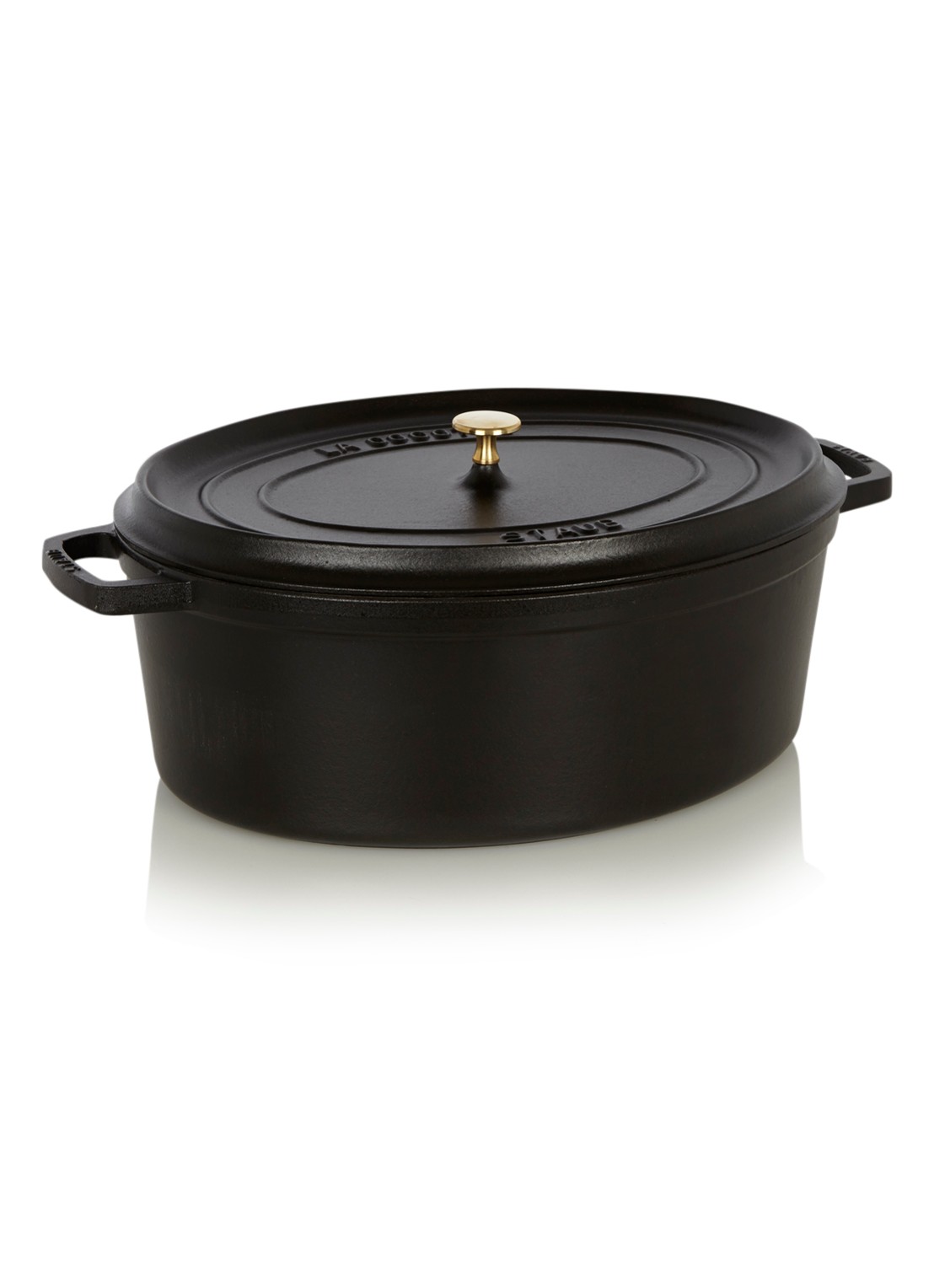 Staub Cocotte Ø41 cm - voorkant zwart