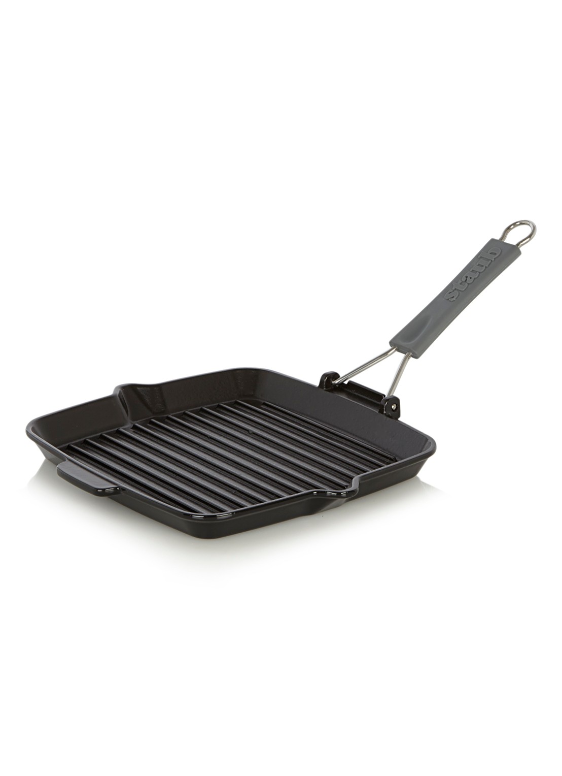 Staub Grillpan Ø24 cm - voorkant zwart