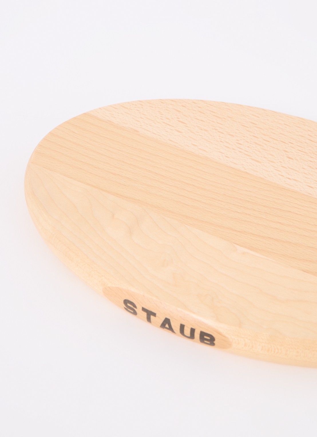 Staub Onderzetter van hout - voorkant 2 creme