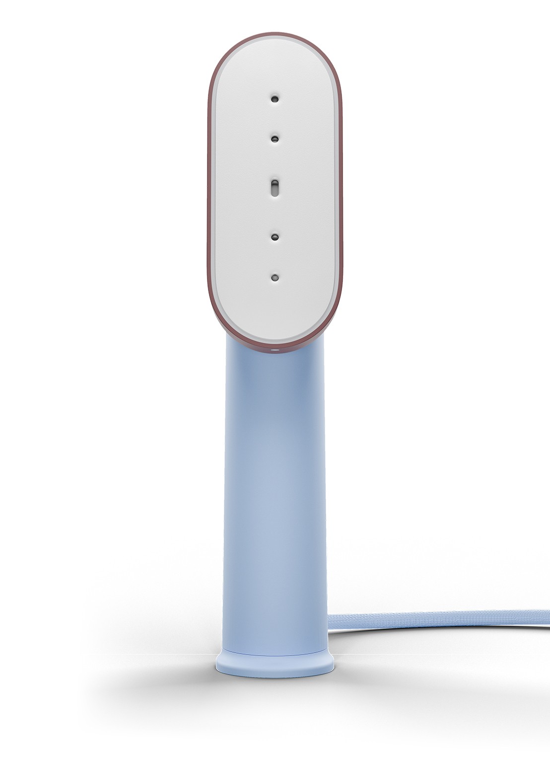 Steamery Cirrus Lite Travel kledingstomer - voorkant 2 lichtblauw
