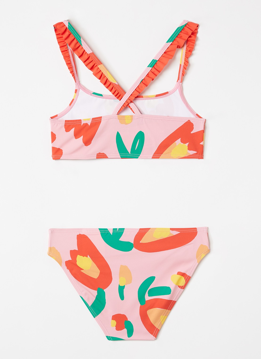Stella McCartney Bikiniset met bloemenprint - voorkant 2 roze