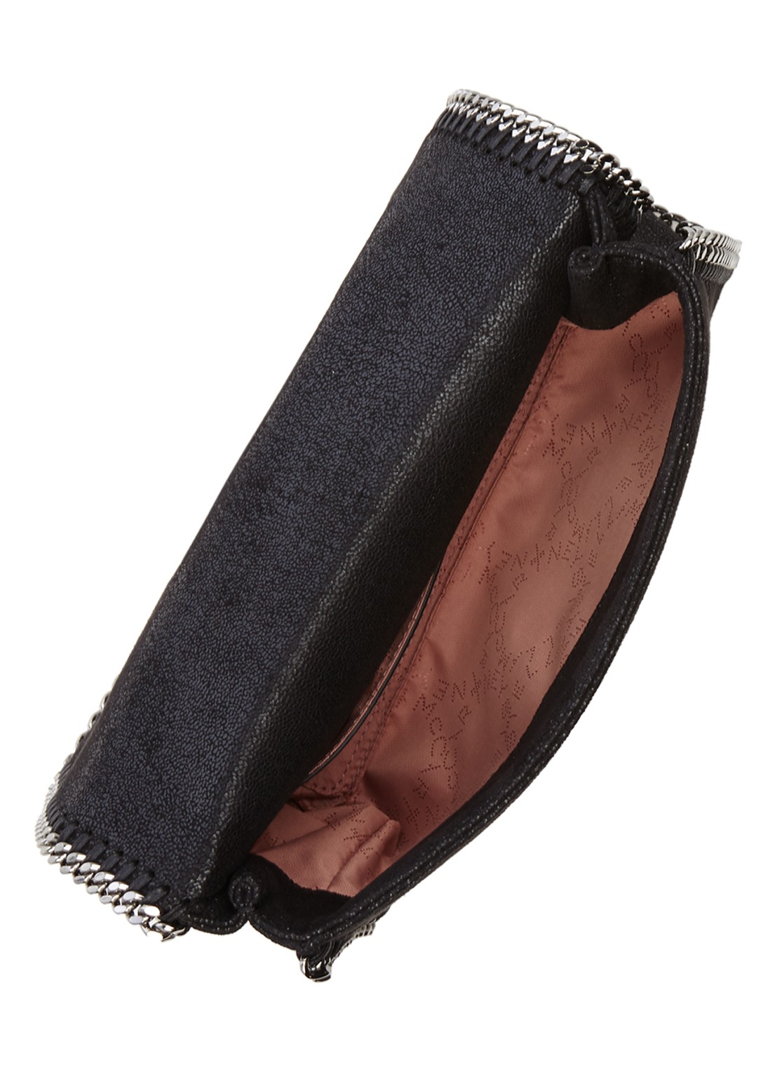 Stella McCartney Falabella Fold Over crossbodytas van ecoleer - detail 2 zwart