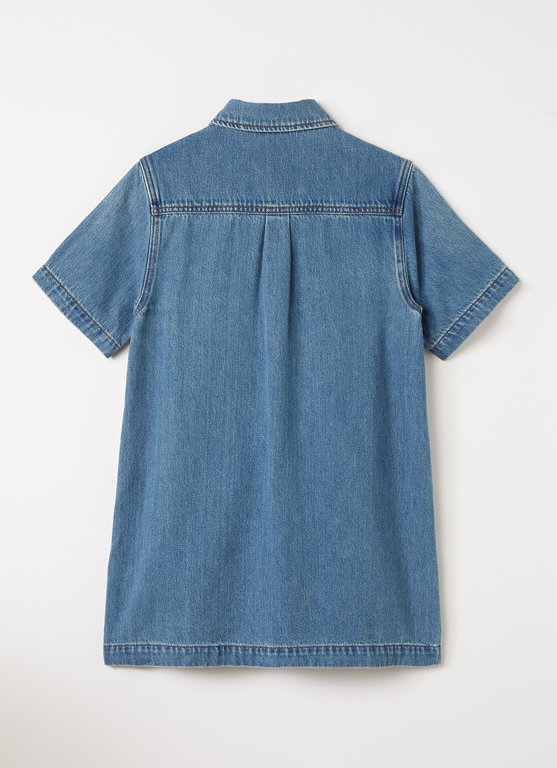 Stella McCartney Jurk van denim - voorkant 2 blauw