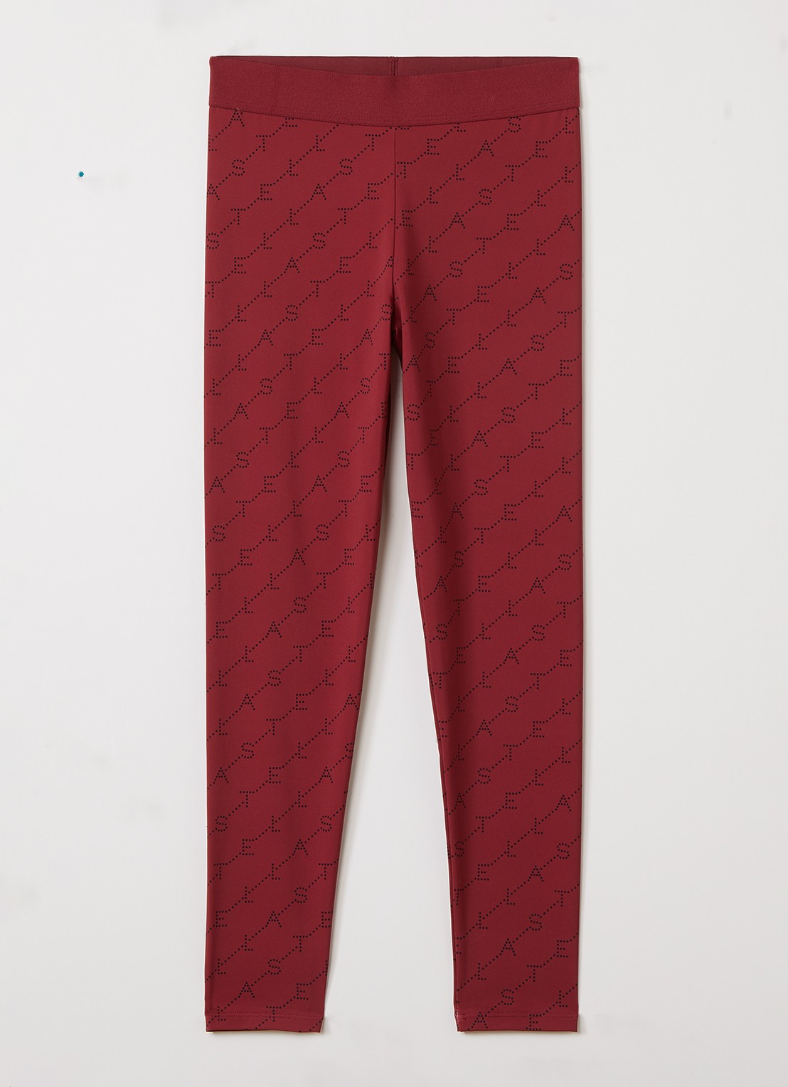 Stella McCartney Legging met print - voorkant 2 donkerrood