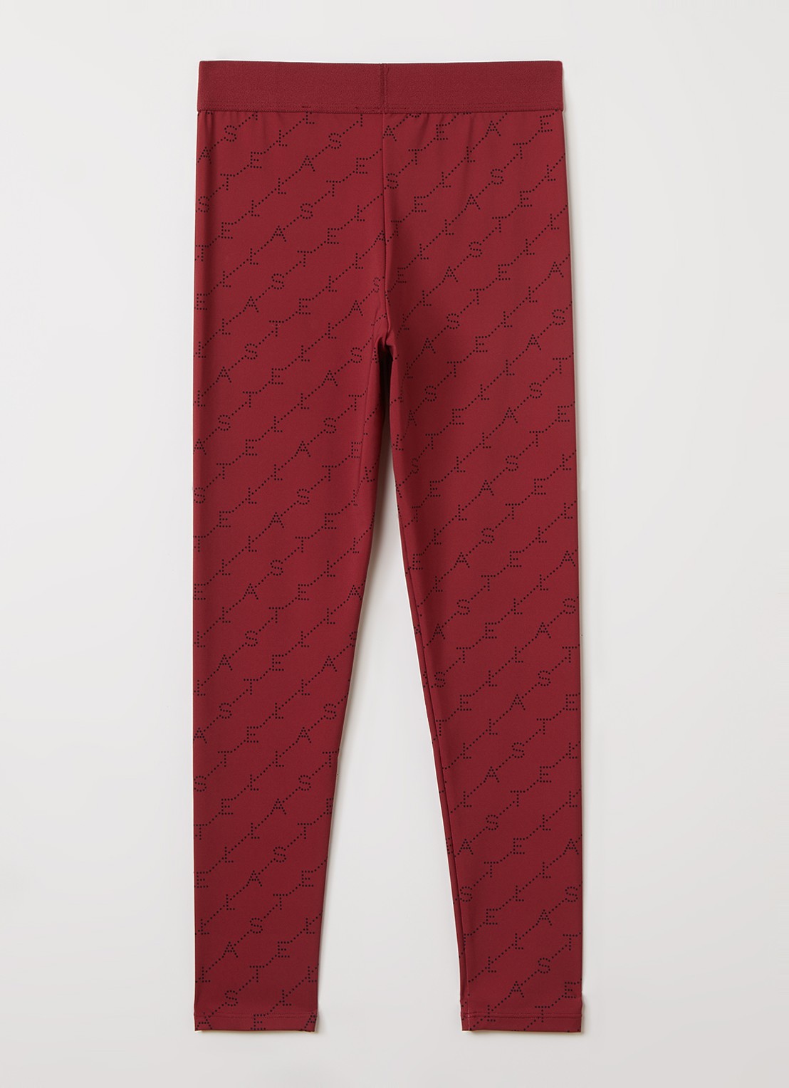Stella McCartney Legging met print - voorkant 3 donkerrood