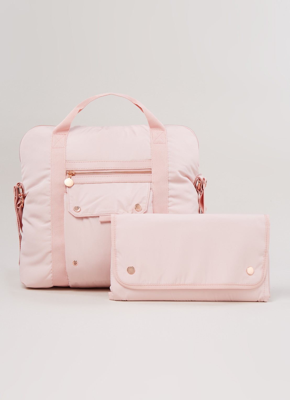 Stella McCartney Luiertas met uitneembare verschoningsmat - voorkant 4 lichtroze