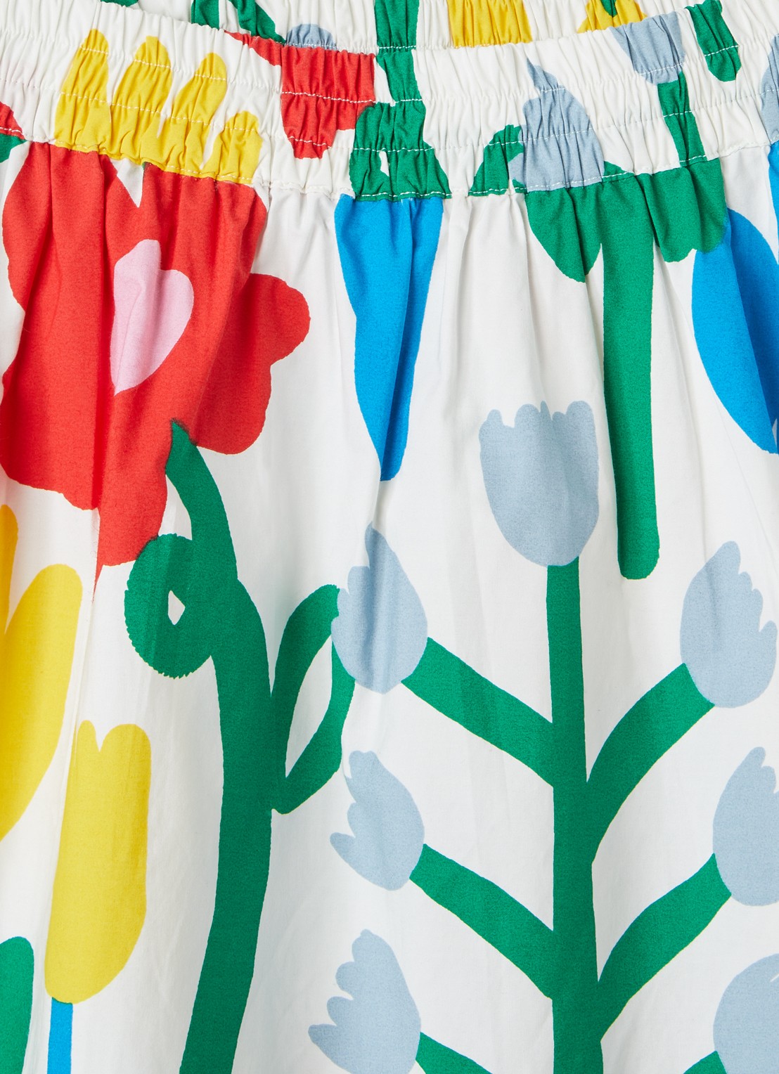 Stella McCartney Rok met bloemenprint - detail 3 donkergroen