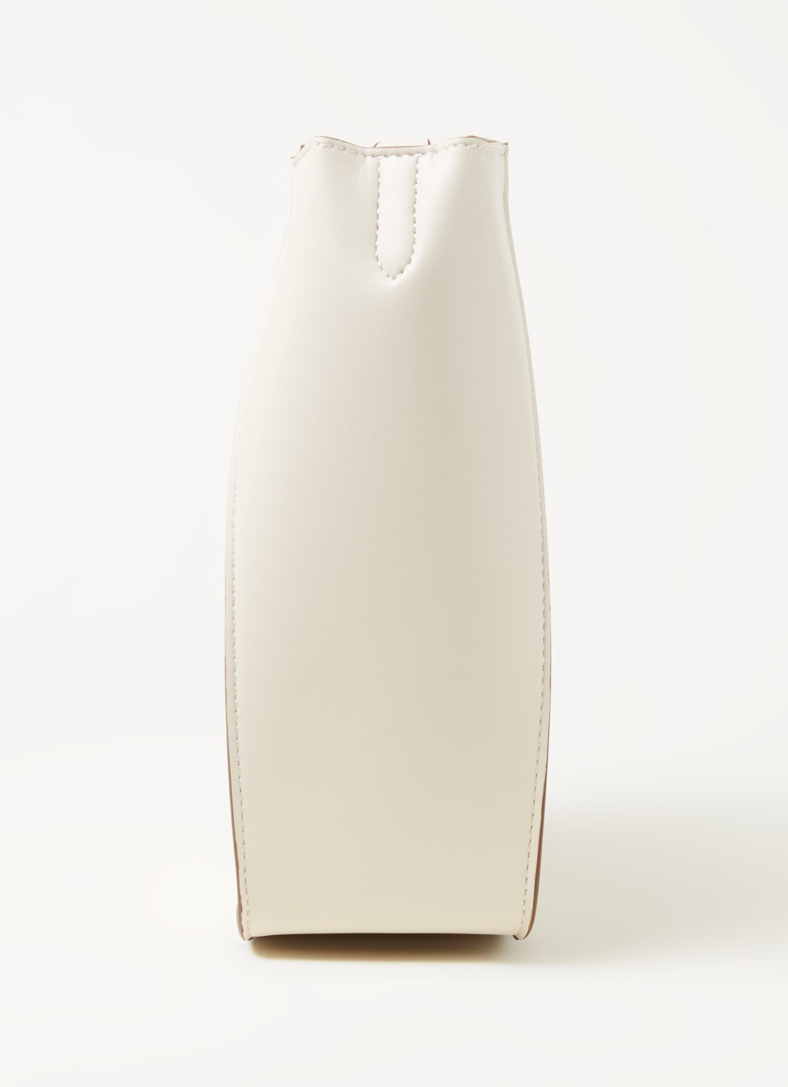 Stella McCartney Stella Logo crossbodytas van ecoleer - detail 2 gebroken wit