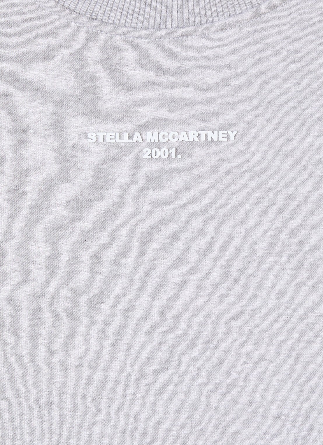 Stella McCartney Sweater met logo - detail 3 grijs