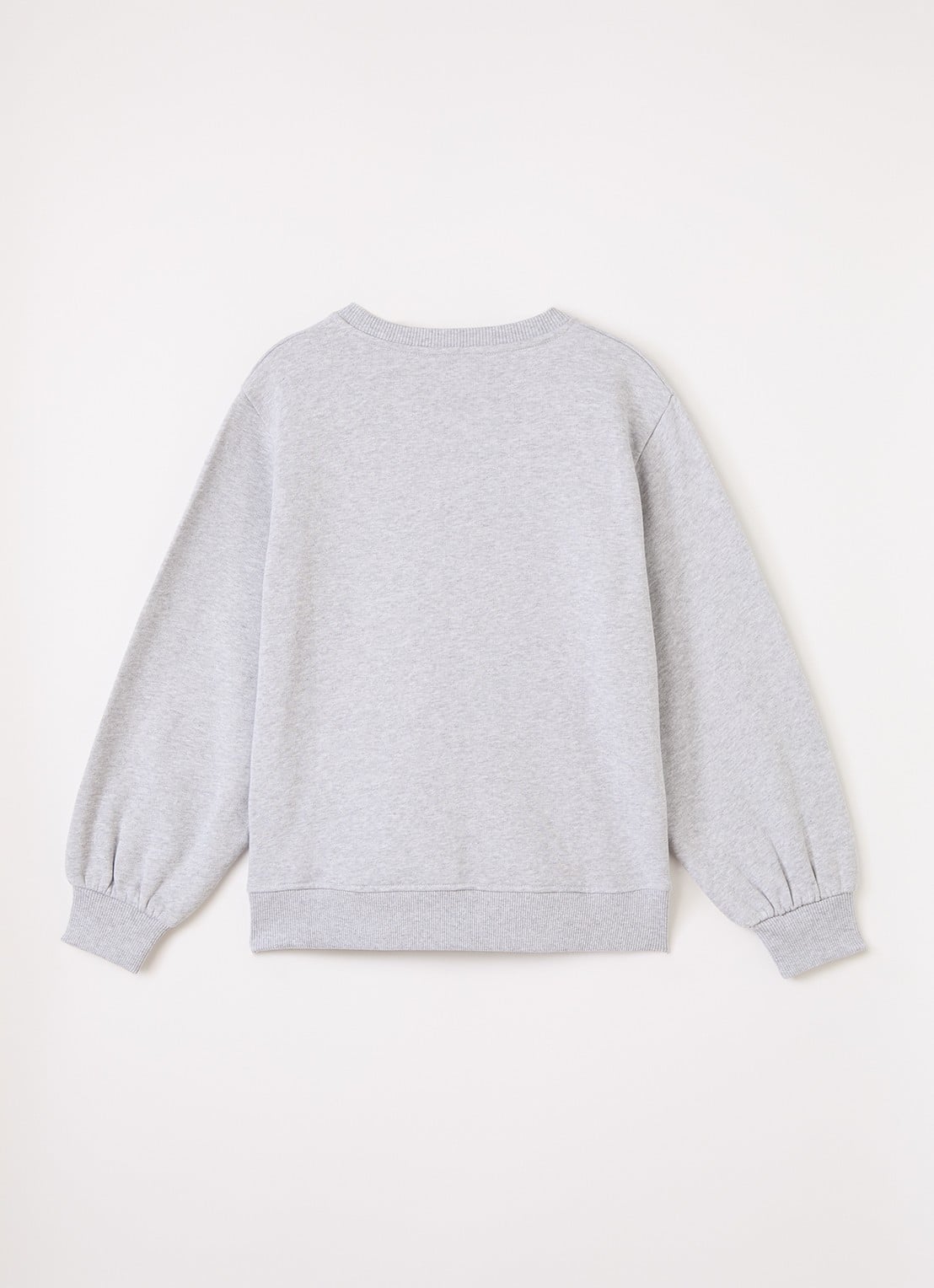 Stella McCartney Sweater met logo - voorkant 2 grijs