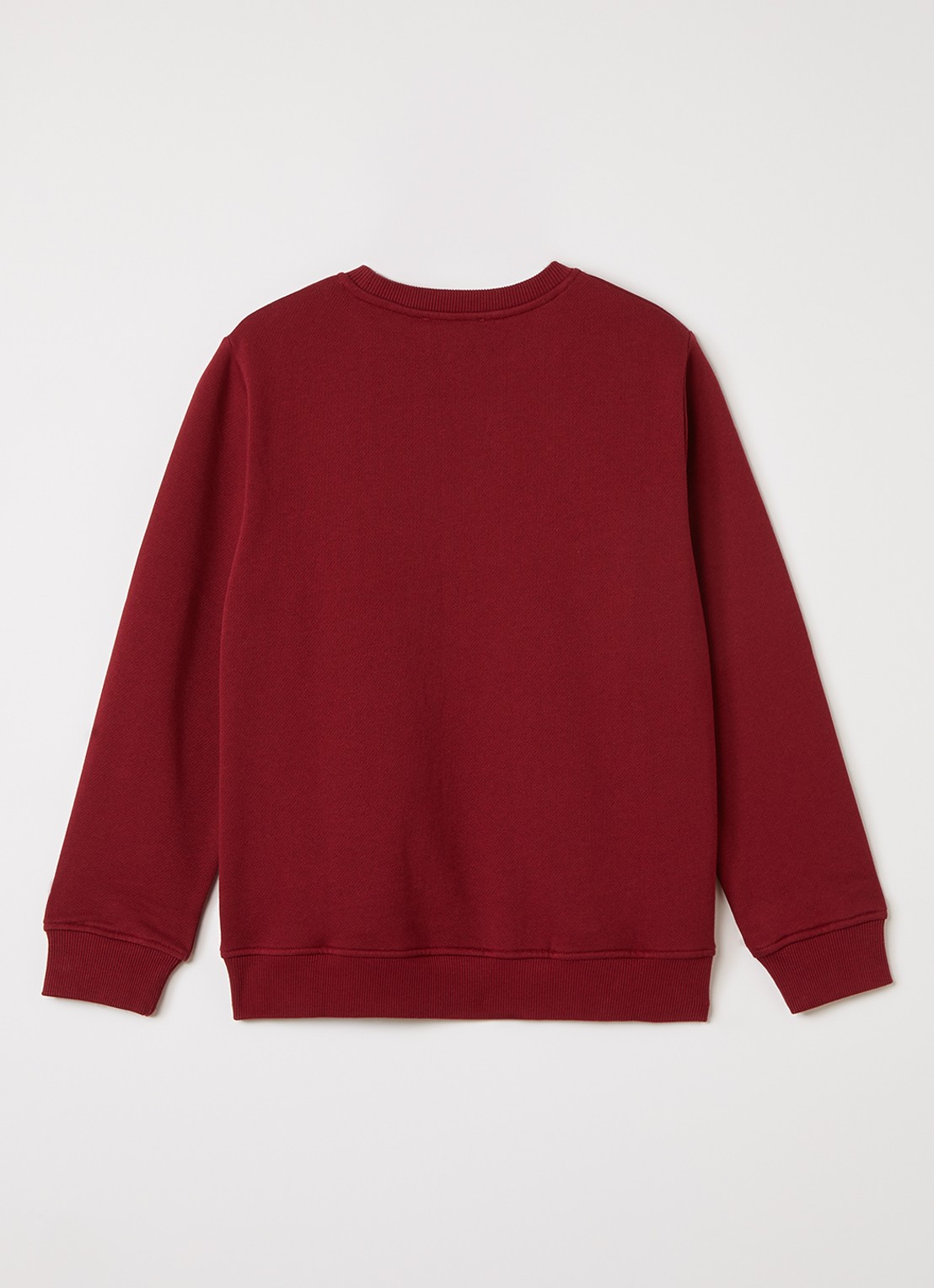 Stella McCartney Sweater met logoborduring - voorkant 3 donkerrood