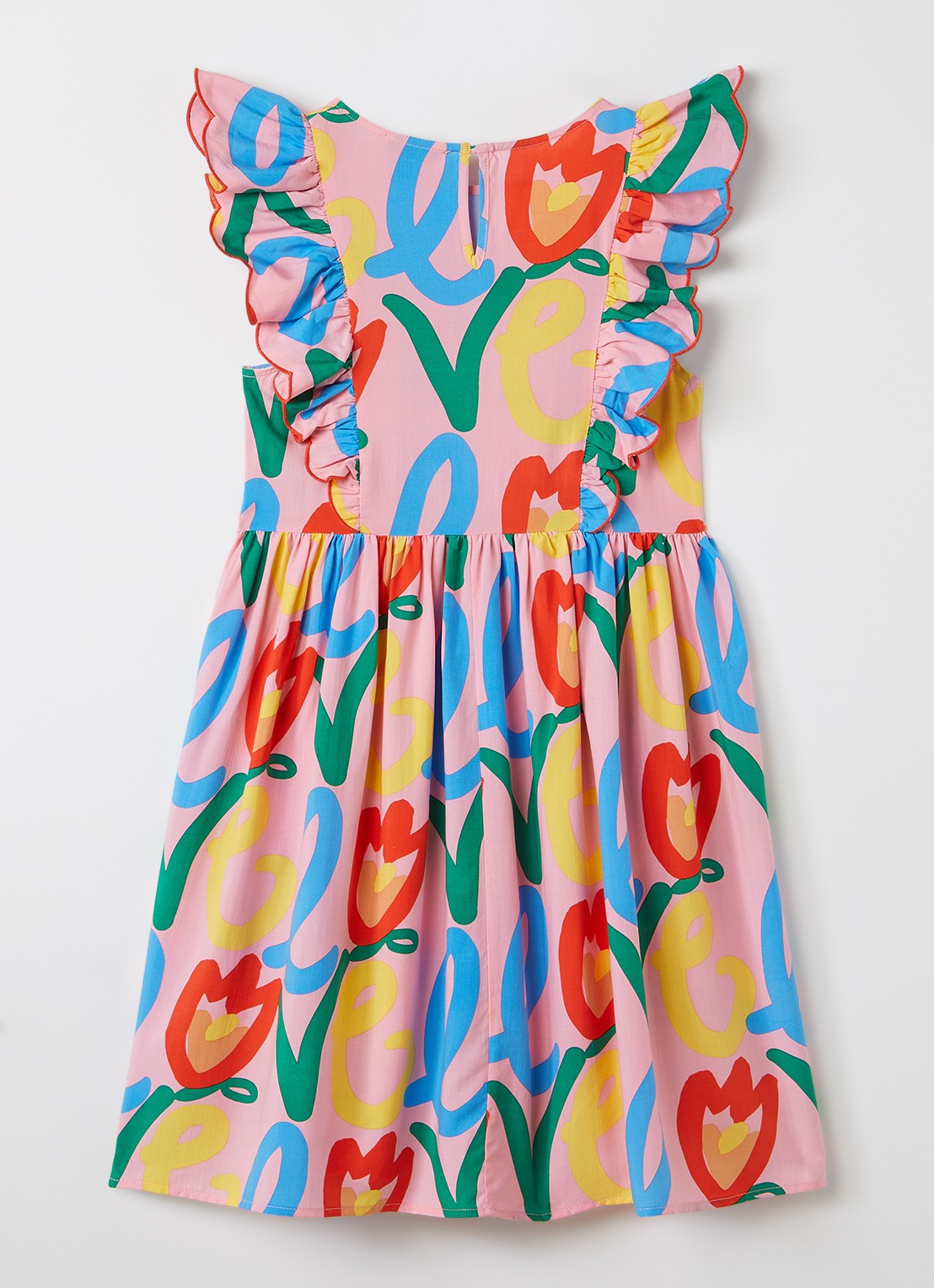 Stella McCartney Tuniekjurk met bloemenprint - voorkant 3 roze
