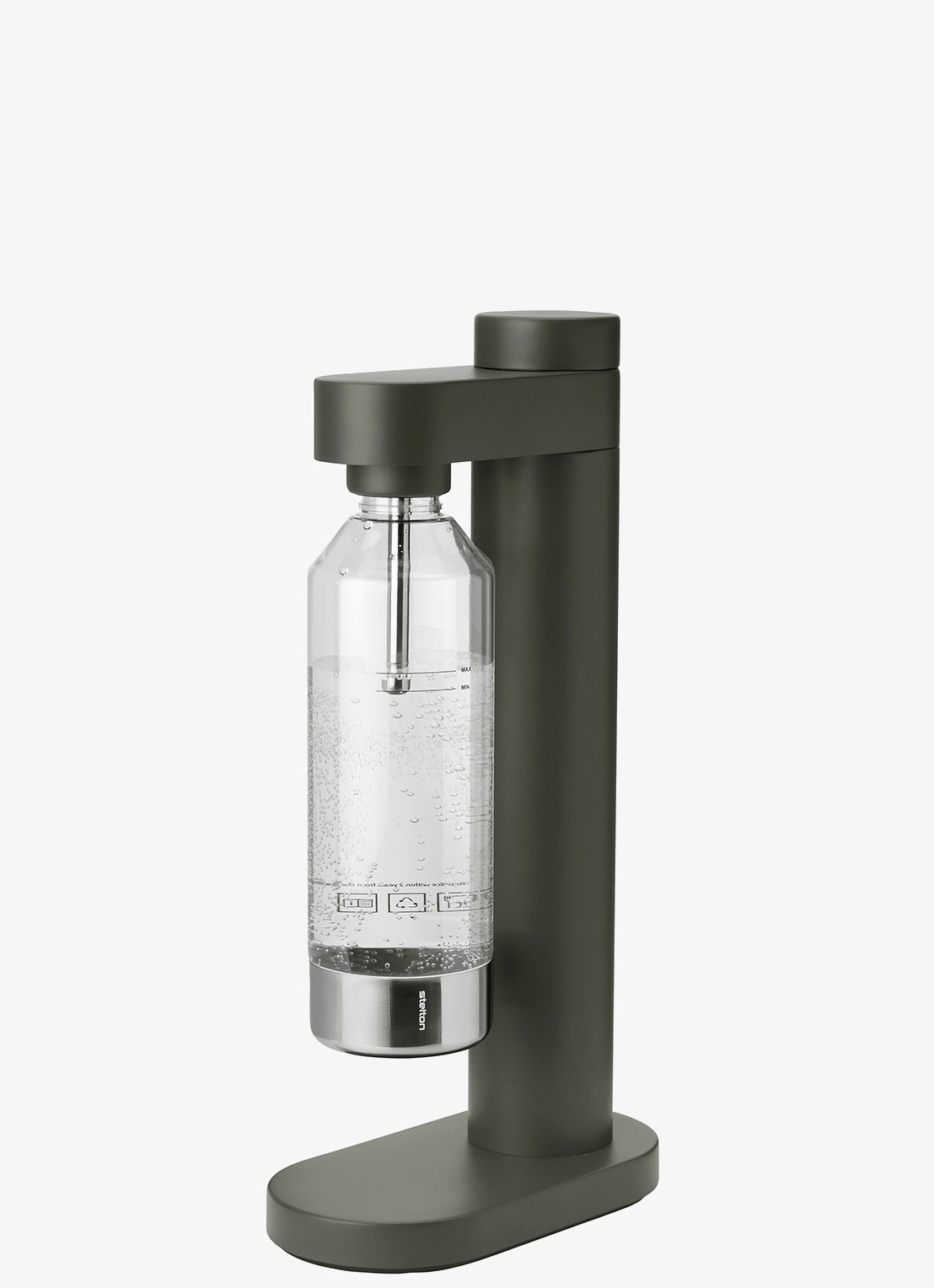 Stelton Brus bruiswatertoestel - voorkant donkergroen